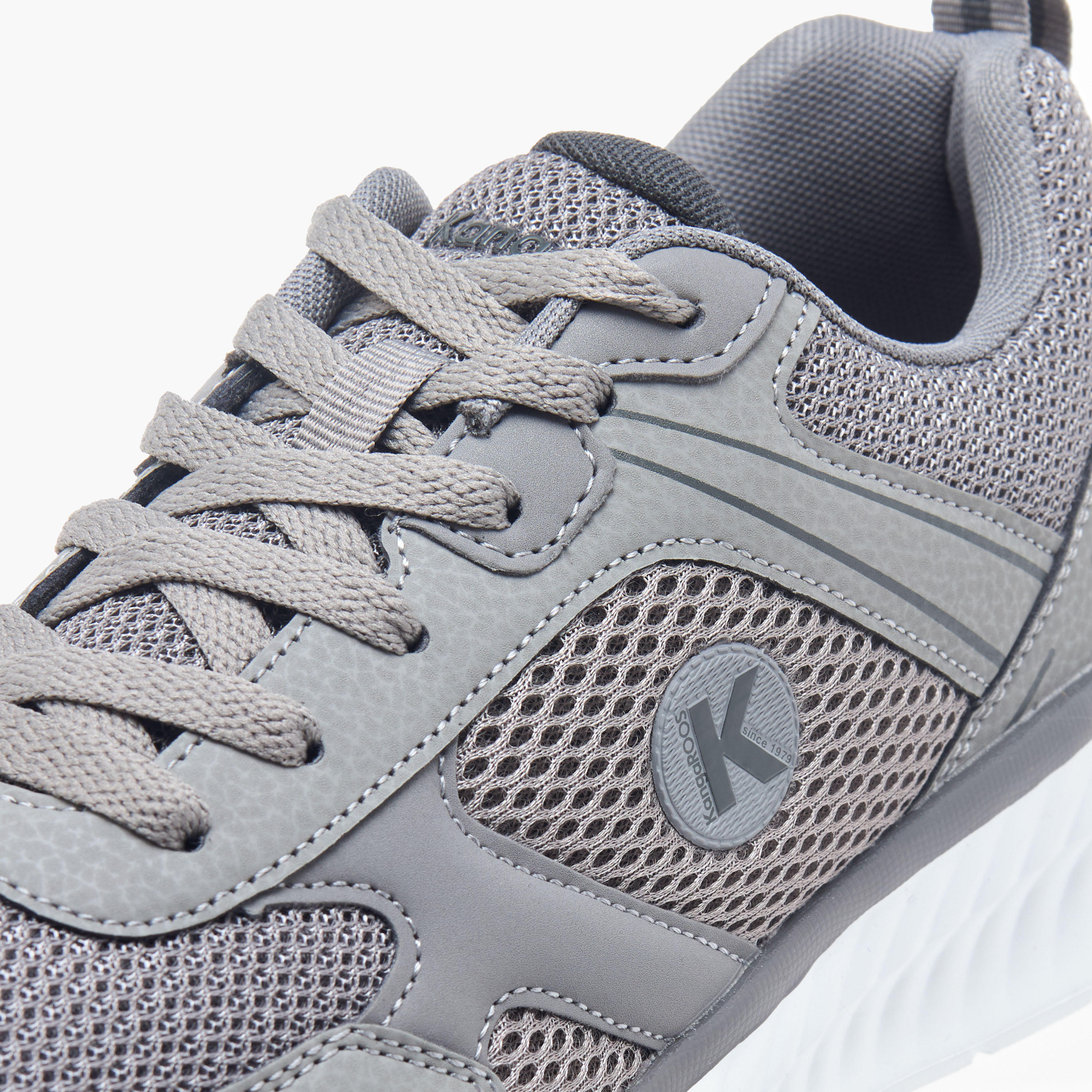 KangaROOS Men's Logo Detail Sports Shoes with Lace-Up Closure-sports-men-shoes-image-4