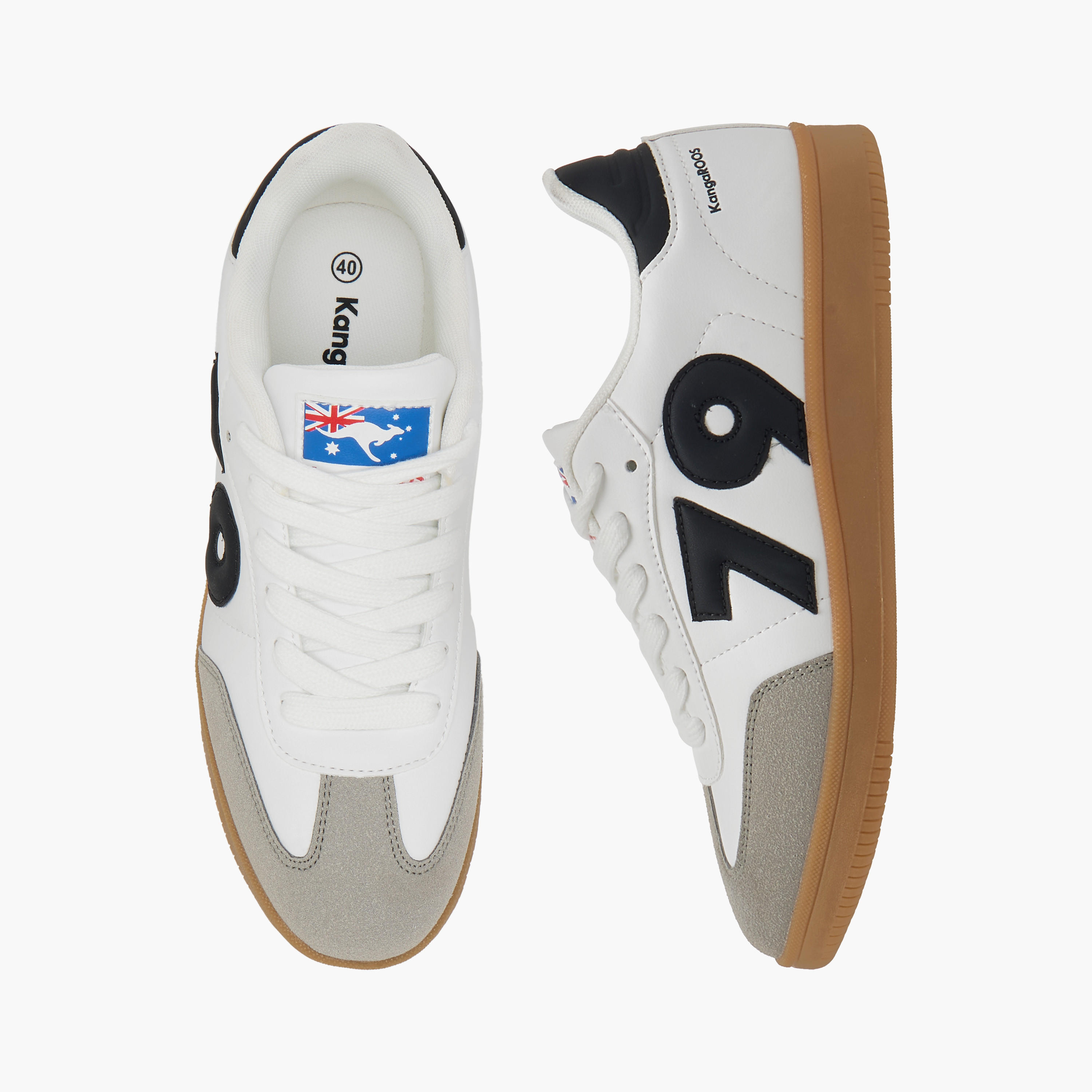 KangaROOS Men's Applique Detail Sneakers with Lace-Up Closure-men-shoes-sneakers-image-1