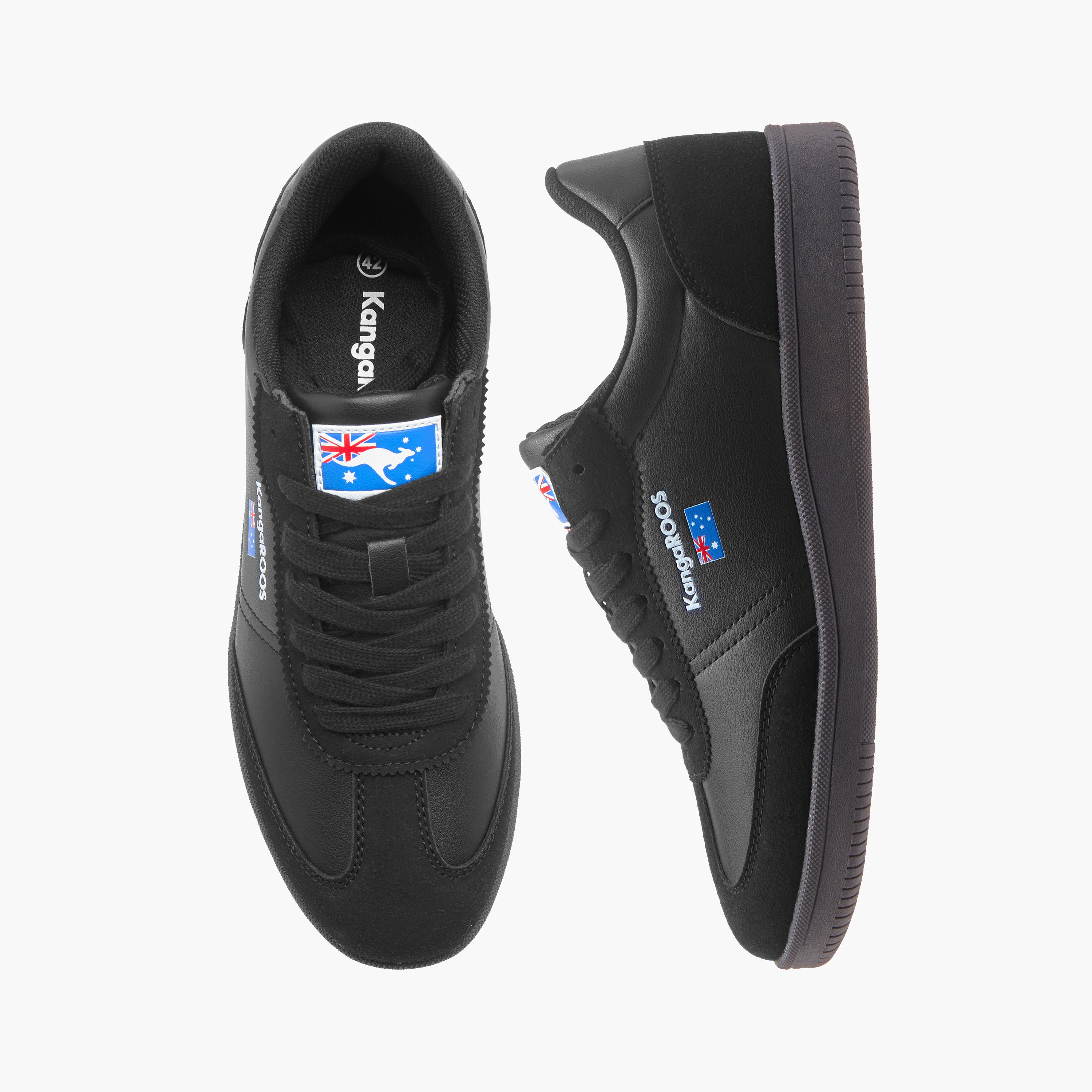 KangaROOS Men's Logo Detail Sneakers with Lace-Up Closure-men-shoes-sneakers-image-1