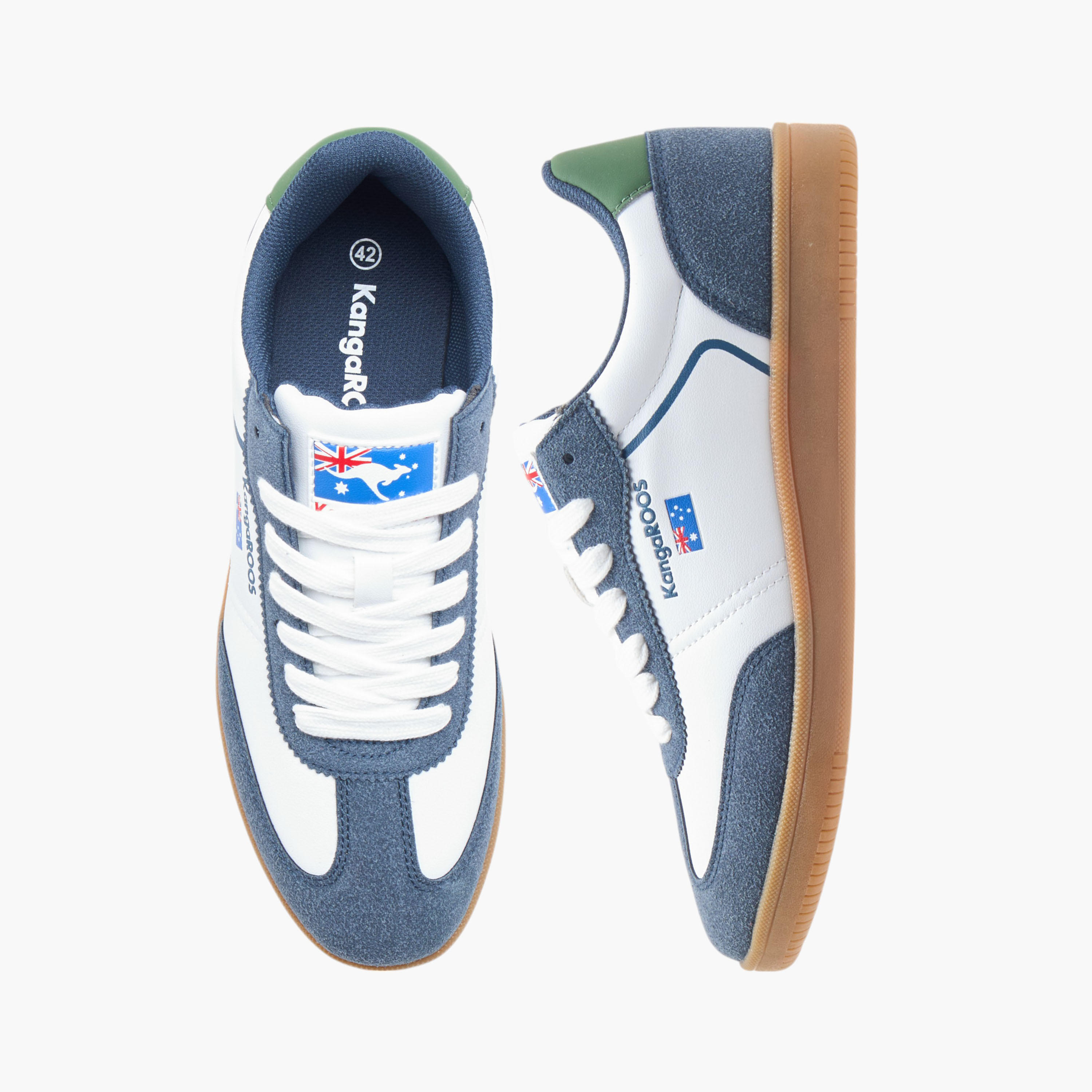 KangaROOS Men's Logo Detail Sneakers with Lace-Up Closure-men-shoes-sneakers-image-1