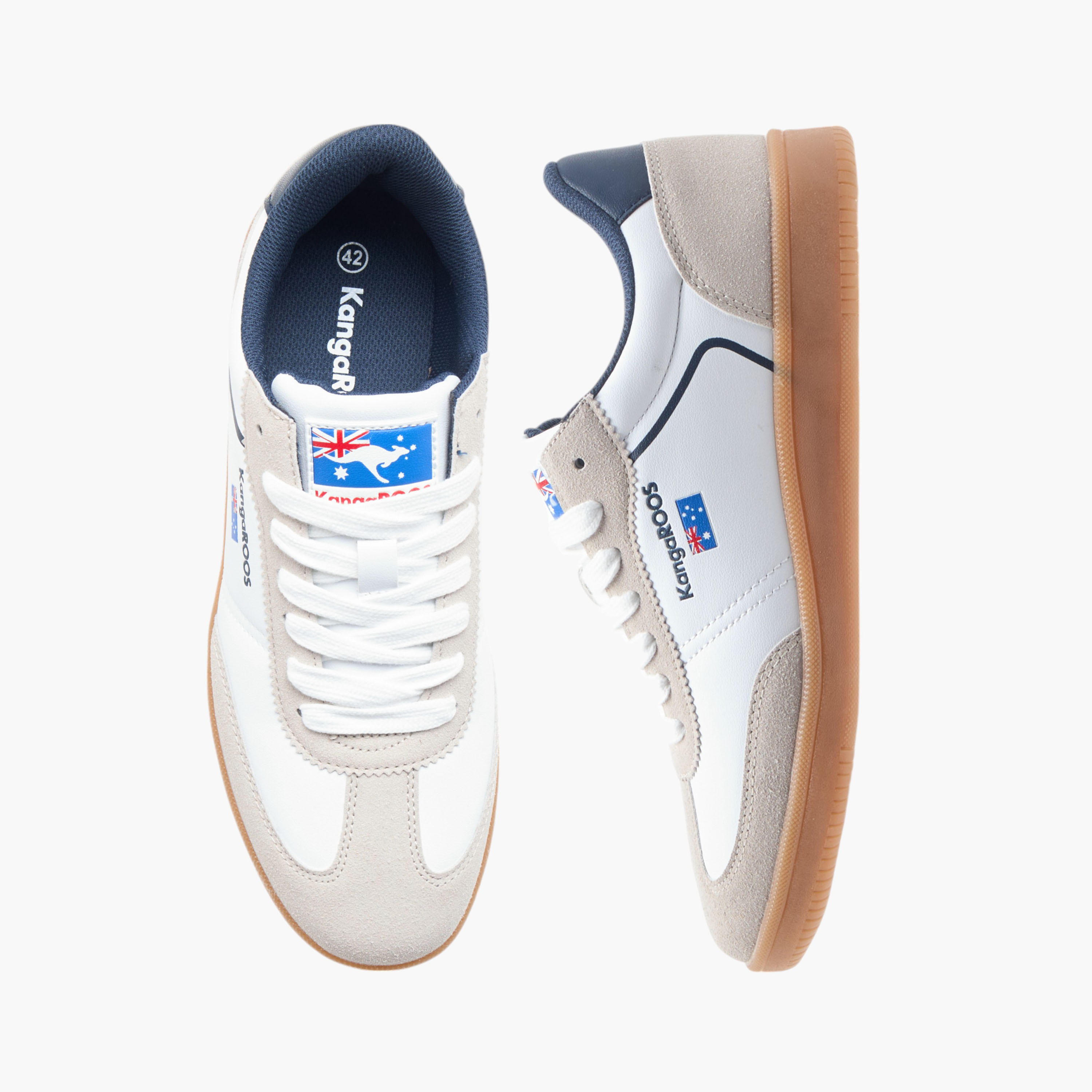 KangaROOS Men's Logo Detail Sneakers with Lace-Up Closure-men-shoes-sneakers-image-1