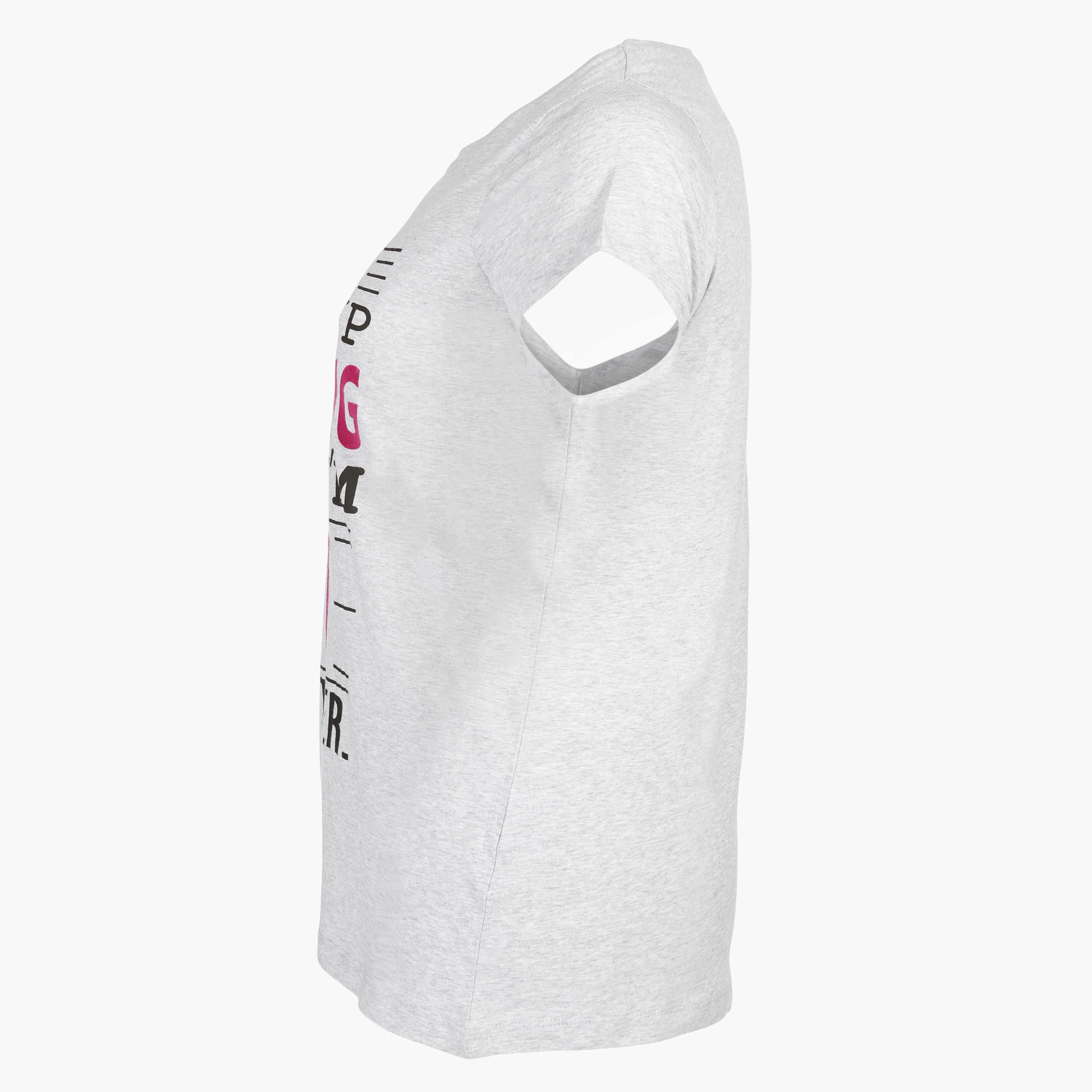Printed Round Neck T-shirt with Short Sleeves-women-clothing-tshirts-image-1