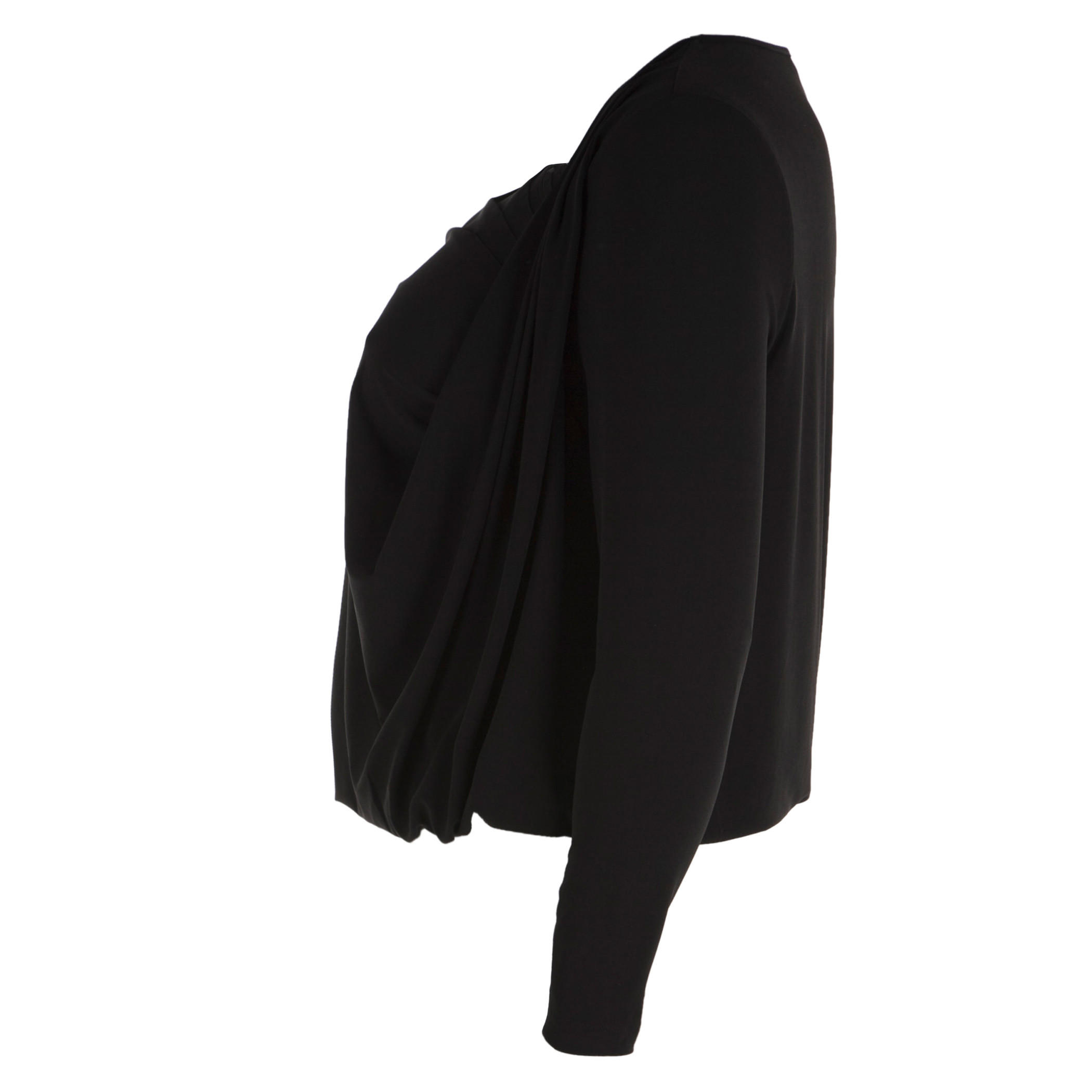 Plus Size Solid Colour Top-women-clothing-shirtsandblouses-blouses-image-3