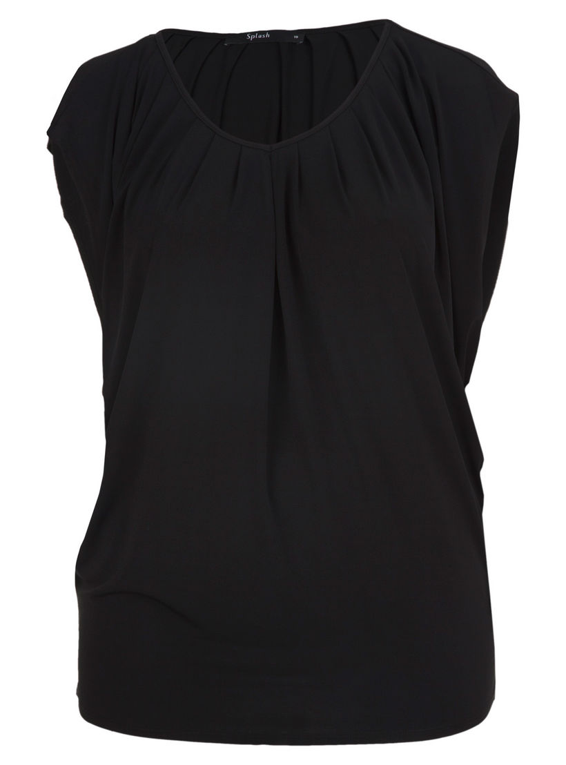 Solid Colour Top-women-clothing-shirtsandblouses-blouses-image-3