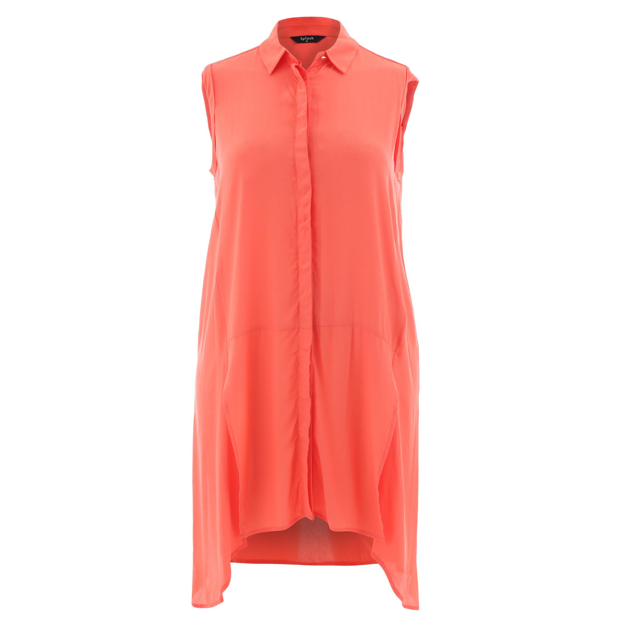 Plus Size Solid Colour Top-women-clothing-shirtsandblouses-blouses-image-1