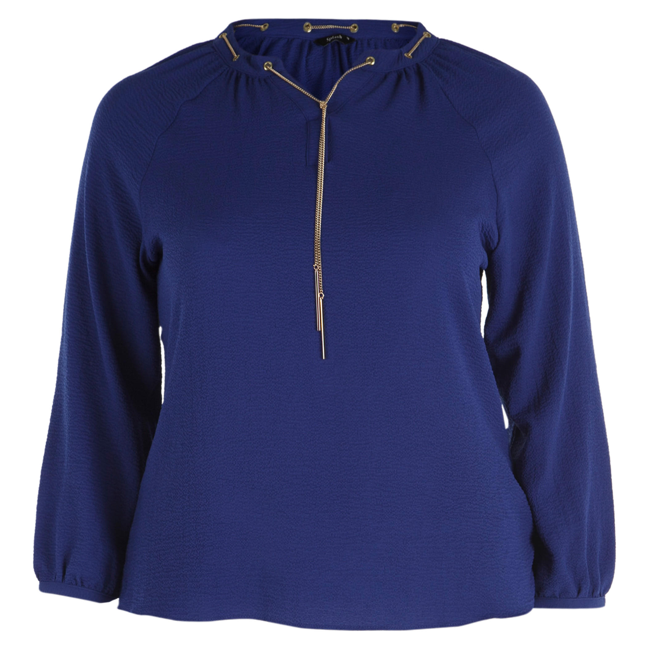 Plus Size Solid Colour Top-women-clothing-shirtsandblouses-blouses-image-3