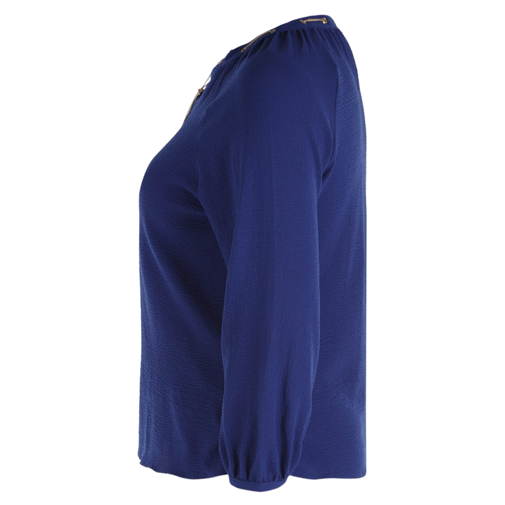 Plus Size Solid Colour Top-women-clothing-shirtsandblouses-blouses-image-1
