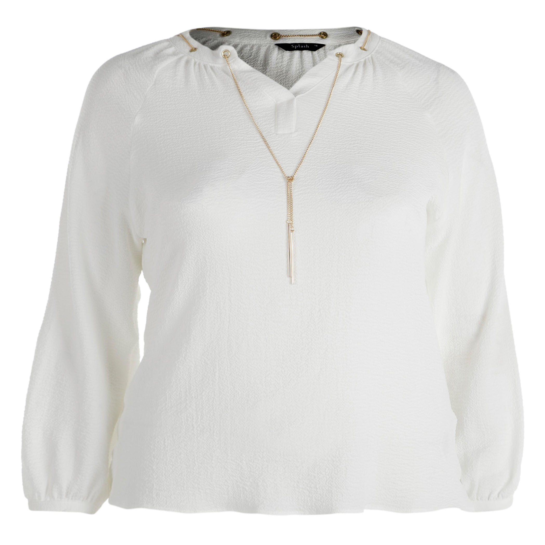 Plus Size Solid Colour Top-women-clothing-shirtsandblouses-blouses-image-3