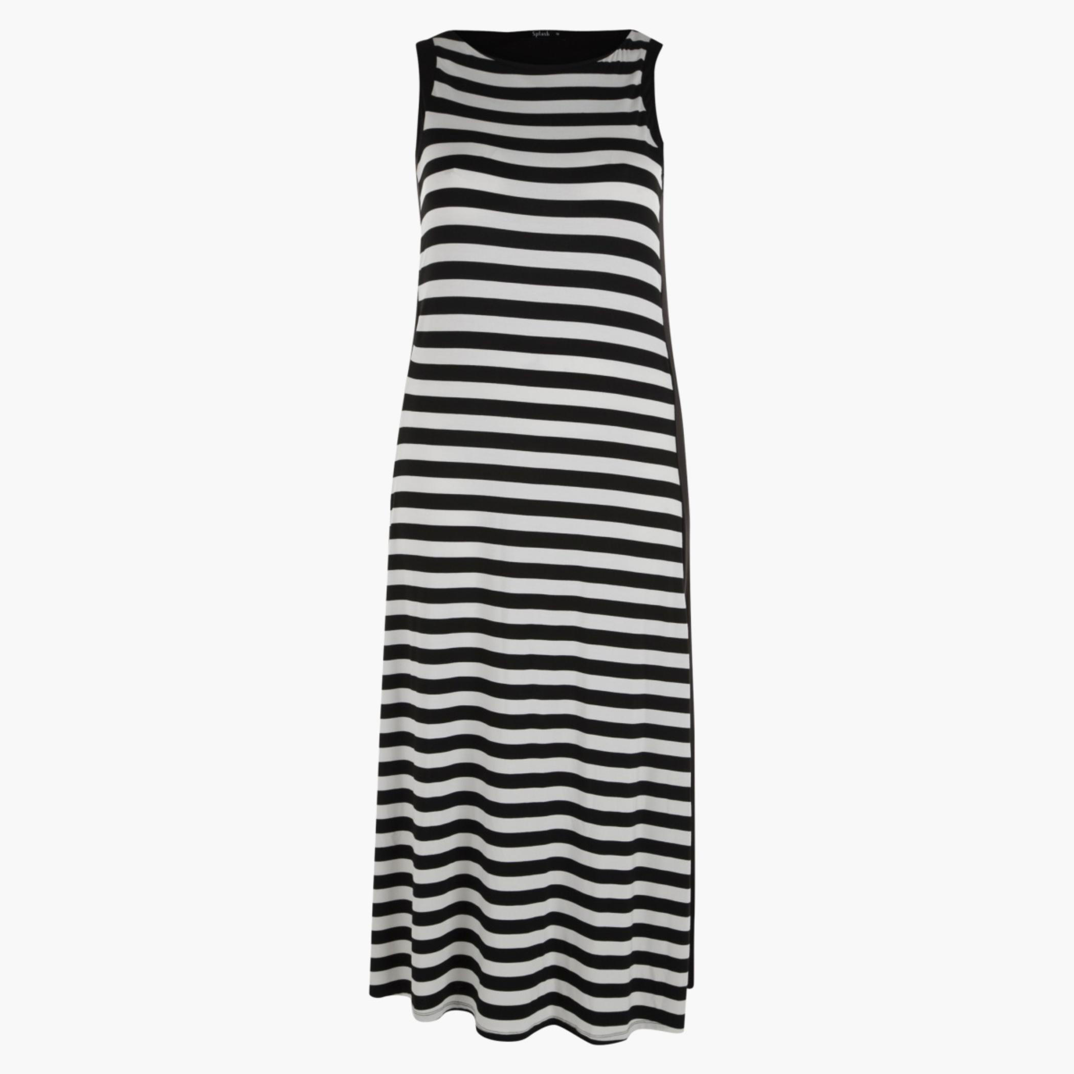 Plus Size Striped Print Dress-women-clothing-dresses-image-1