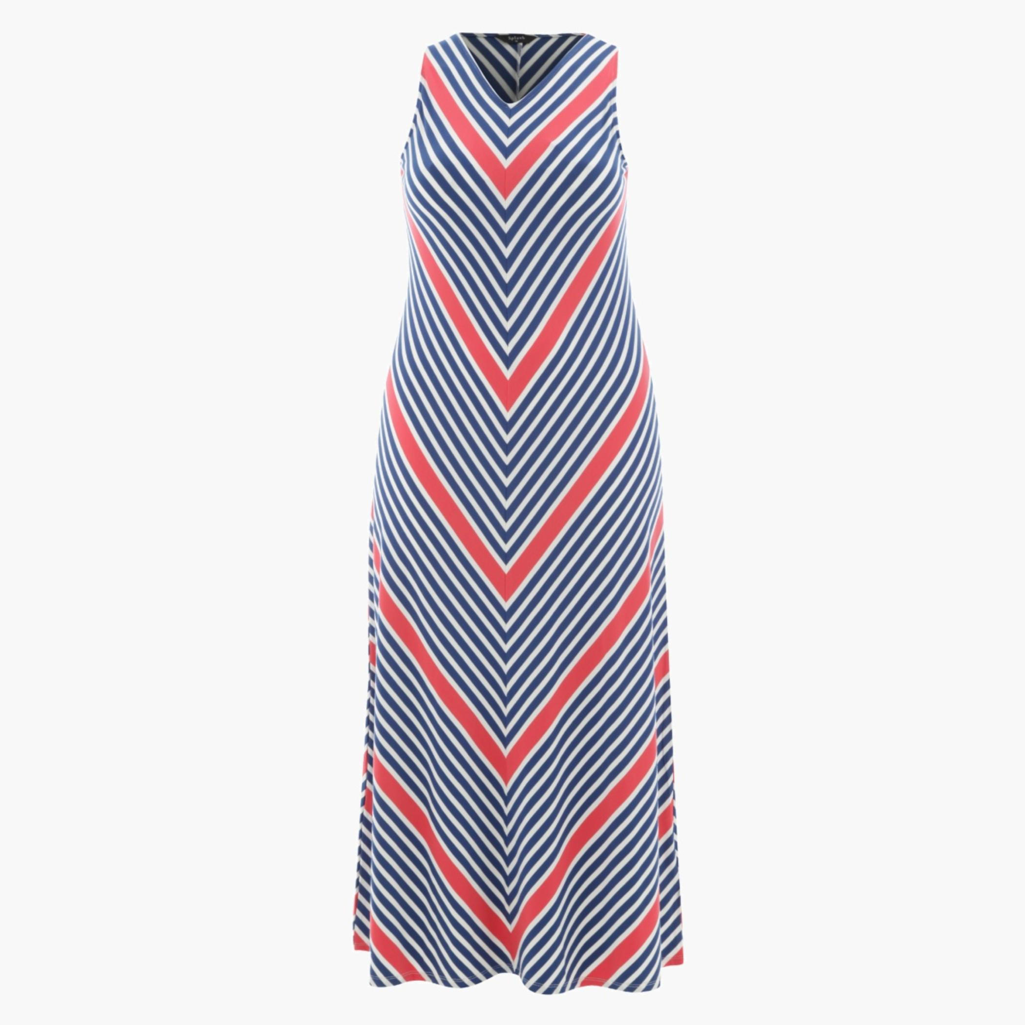Plus Size Striped Dress-women-clothing-dresses-image-1