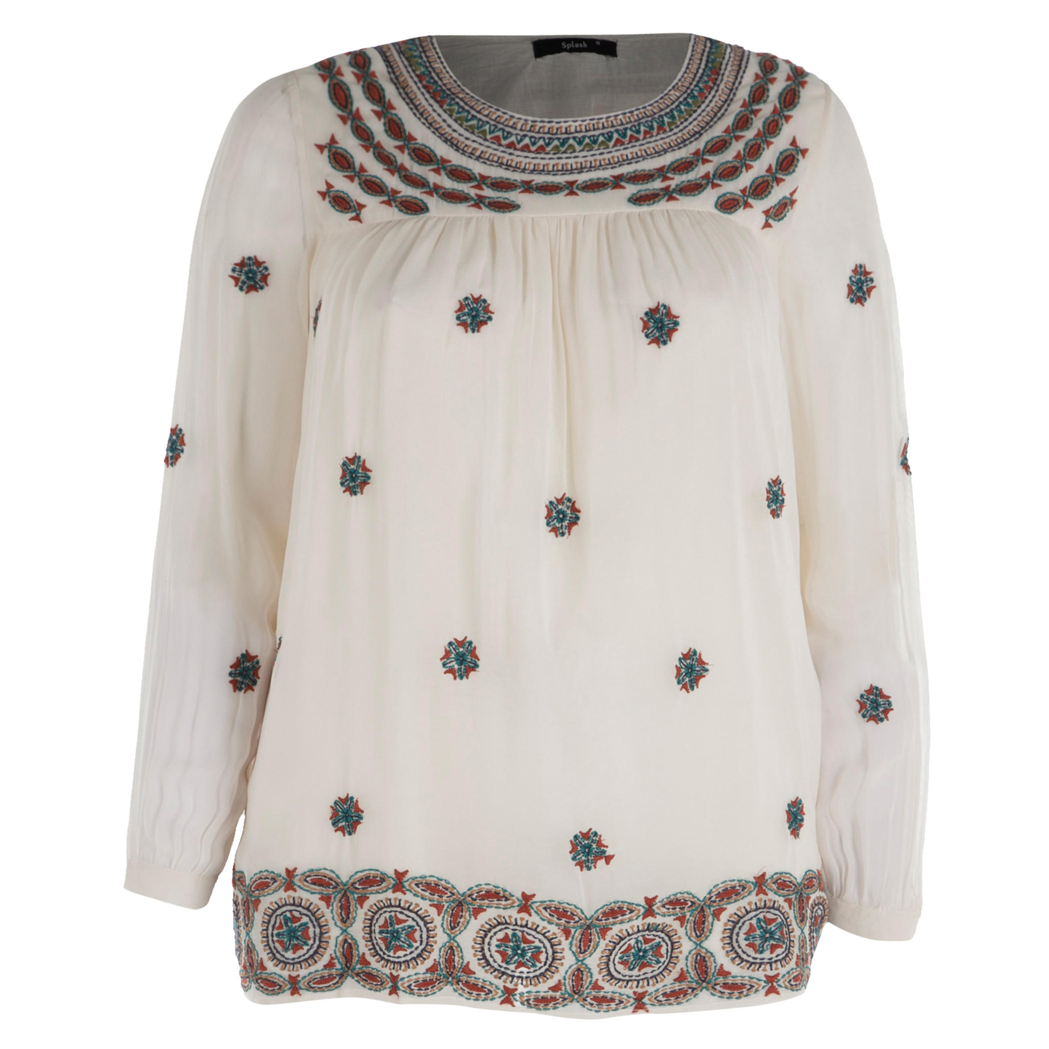 Plus Size Long Sleeves Top-women-clothing-shirtsandblouses-blouses-image-1
