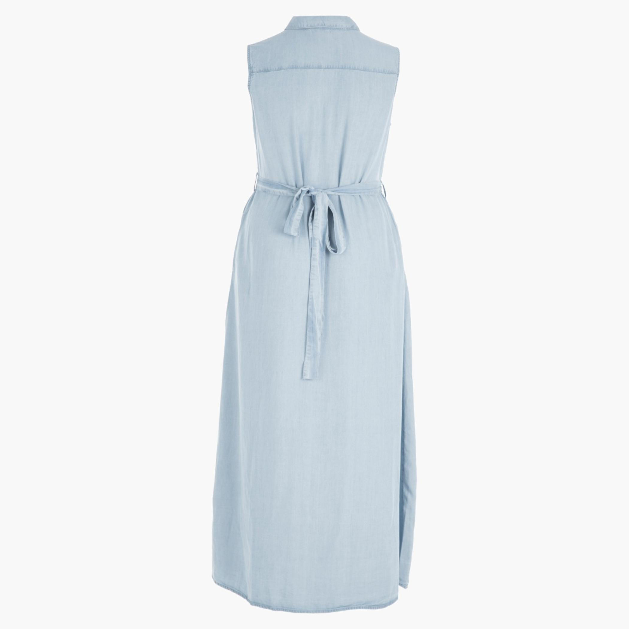 Denim Maxi Shirt Dress-women-clothing-dresses-image-2