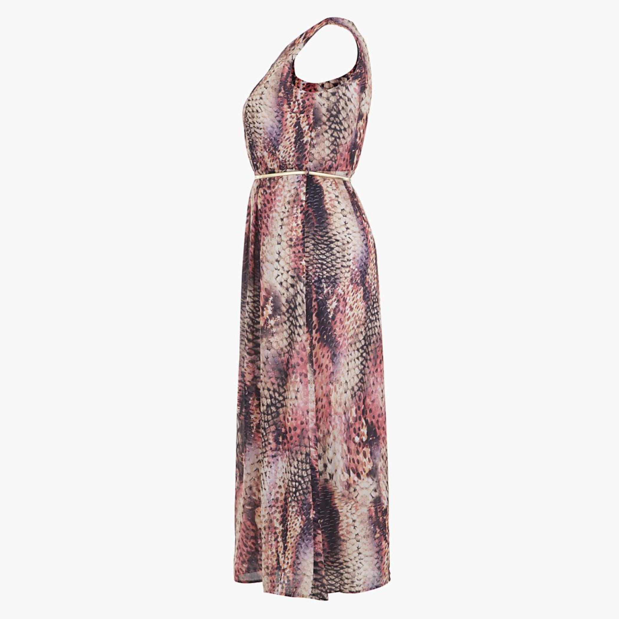 Plus Size Serpentine Print Maxi Dress-women-clothing-dresses-image-3