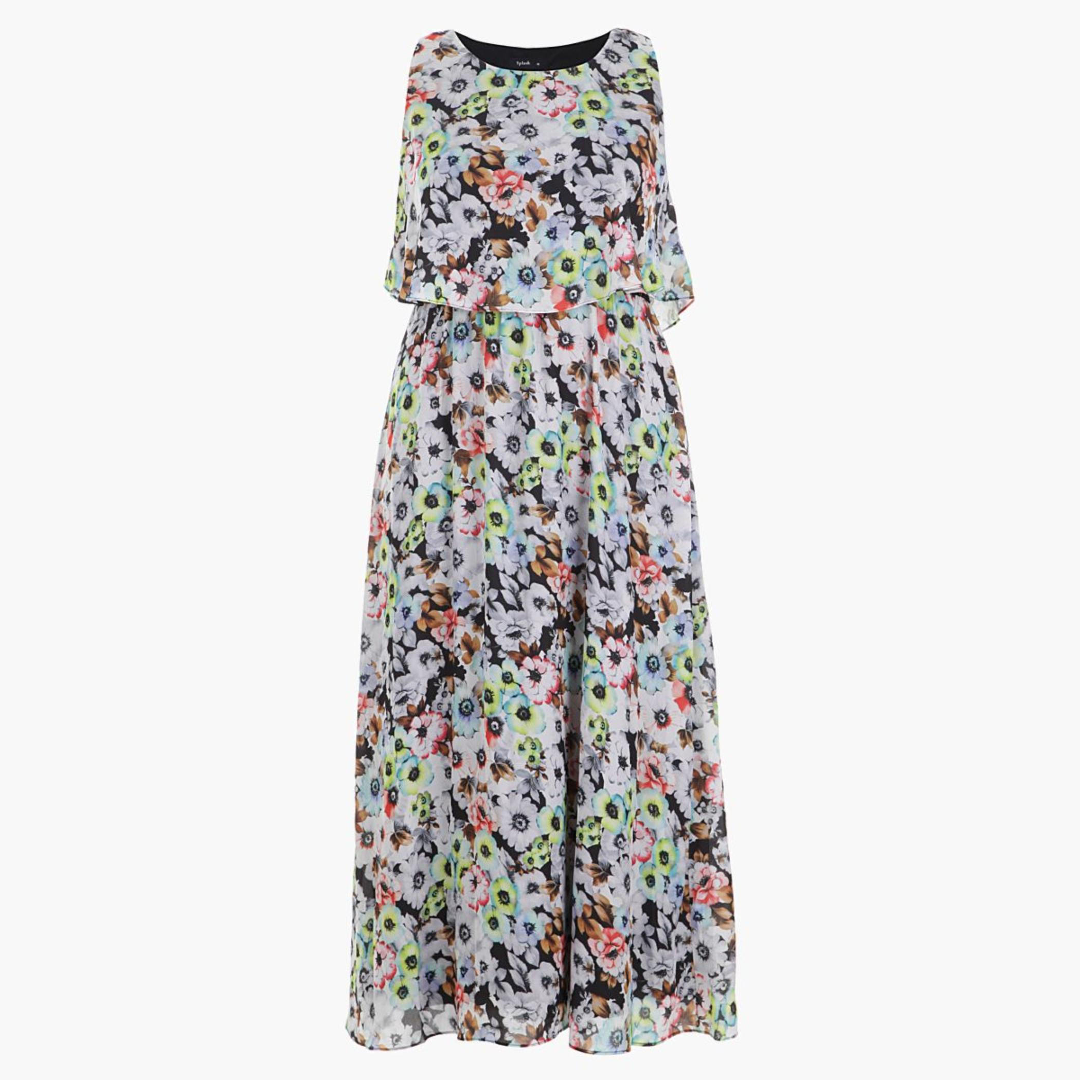 Plus Size Layered Floral Print Maxi Dress-women-clothing-dresses-image-1