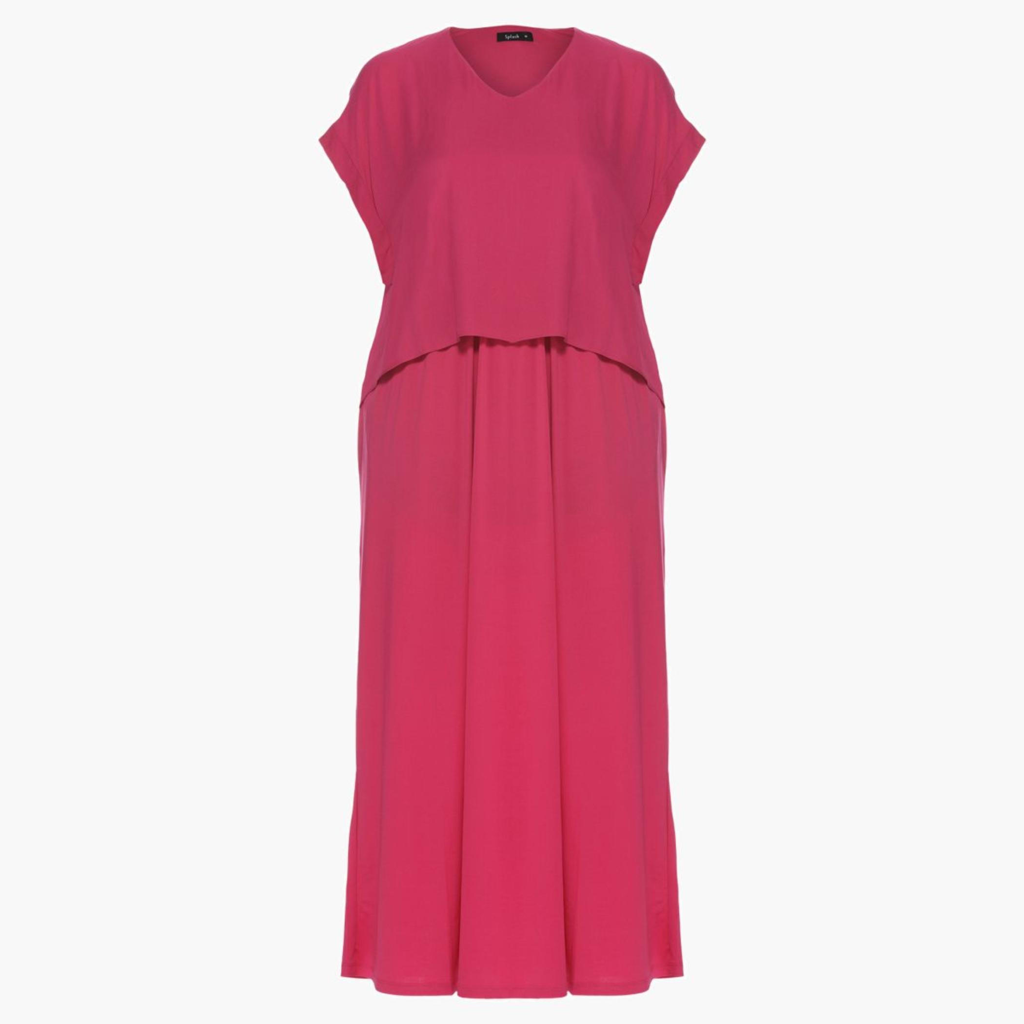 Solid Colour Maxi Dress-women-clothing-dresses-image-1