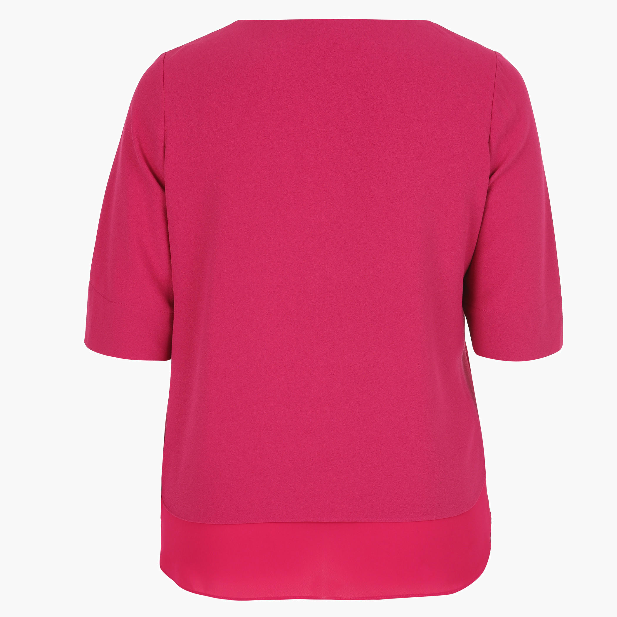 Plus Size Solid Colour Top-women-clothing-shirtsandblouses-blouses-image-2
