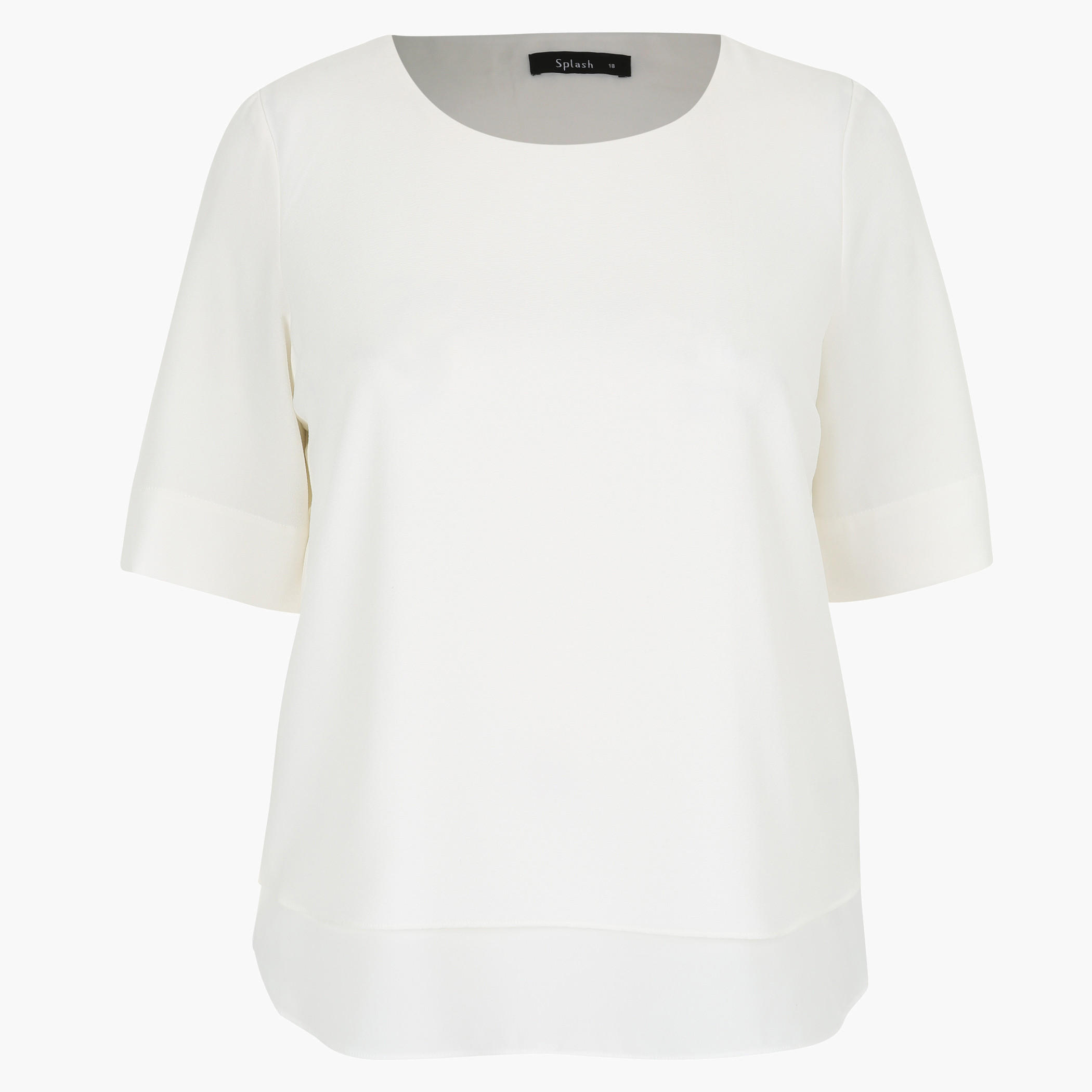 Plus Size Solid Colour Top-women-clothing-shirtsandblouses-blouses-image-4
