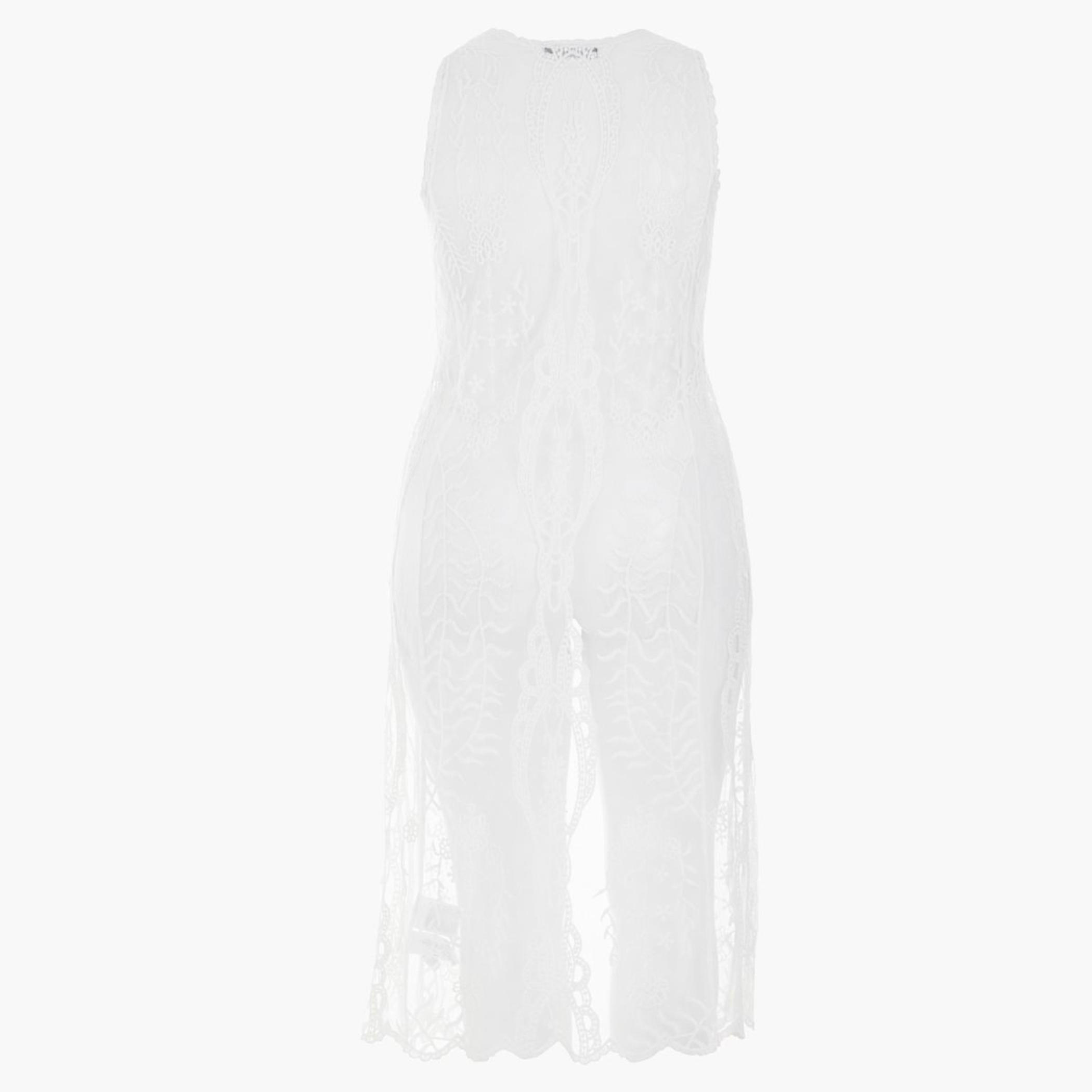 Plus Size Embroidered Sleeveless Long Shrug-women-clothing-shirtsandblouses-blouses-image-2