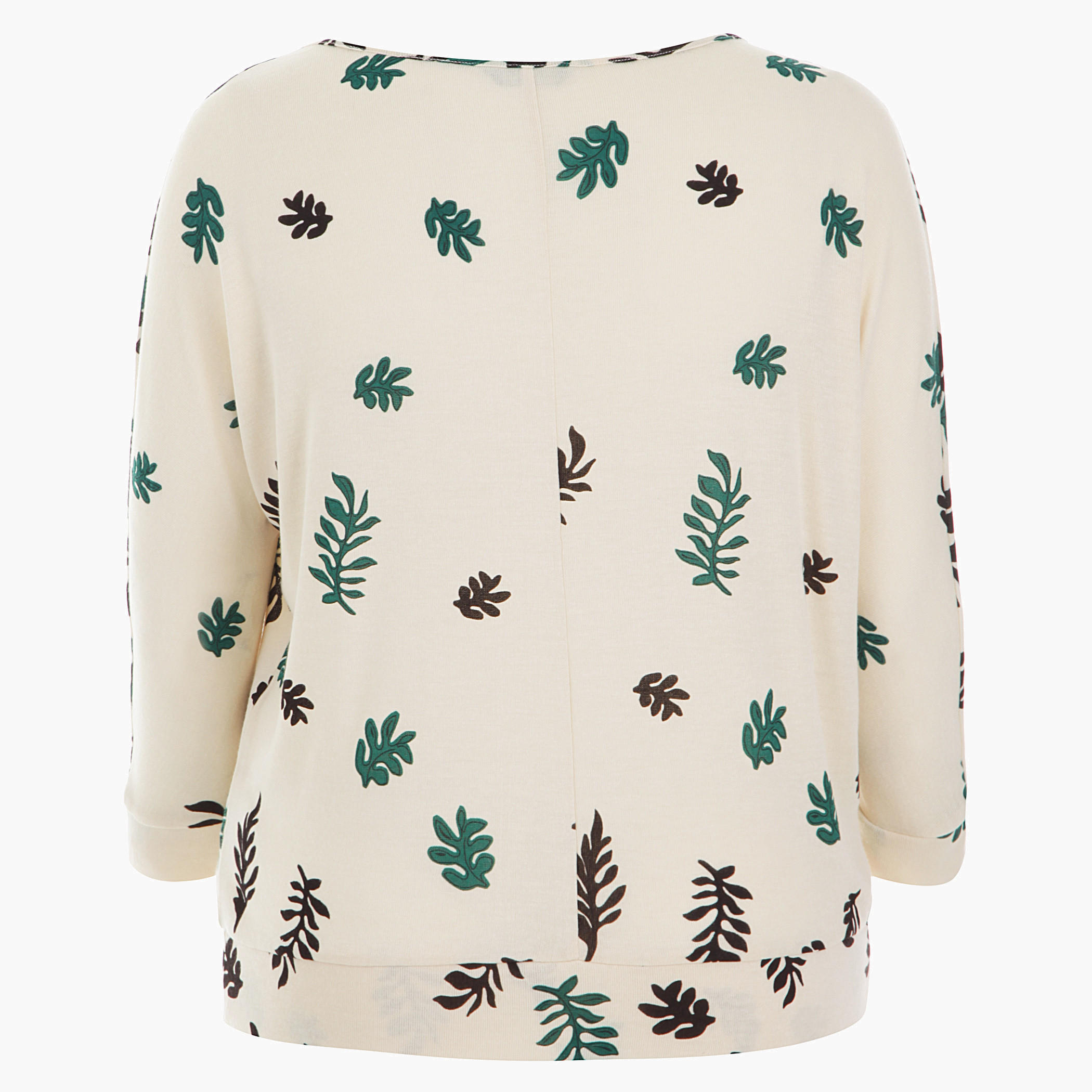 Plus Size Printed V-neck Top-women-clothing-shirtsandblouses-blouses-image-2