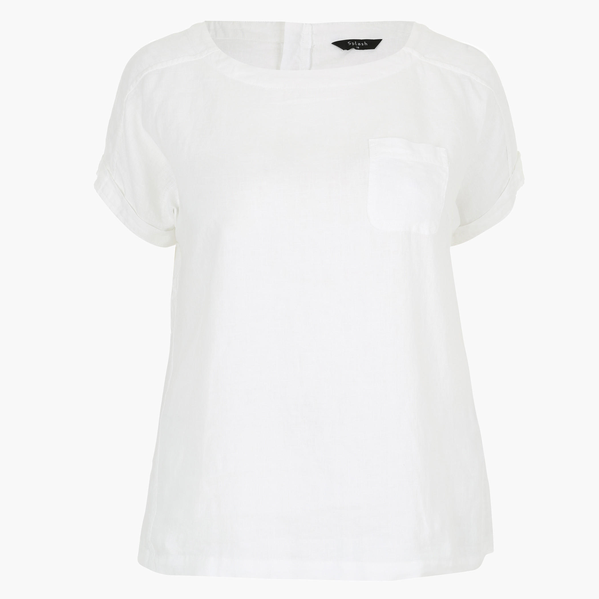 Plus Size Solid Colour Top-women-clothing-shirtsandblouses-blouses-image-4