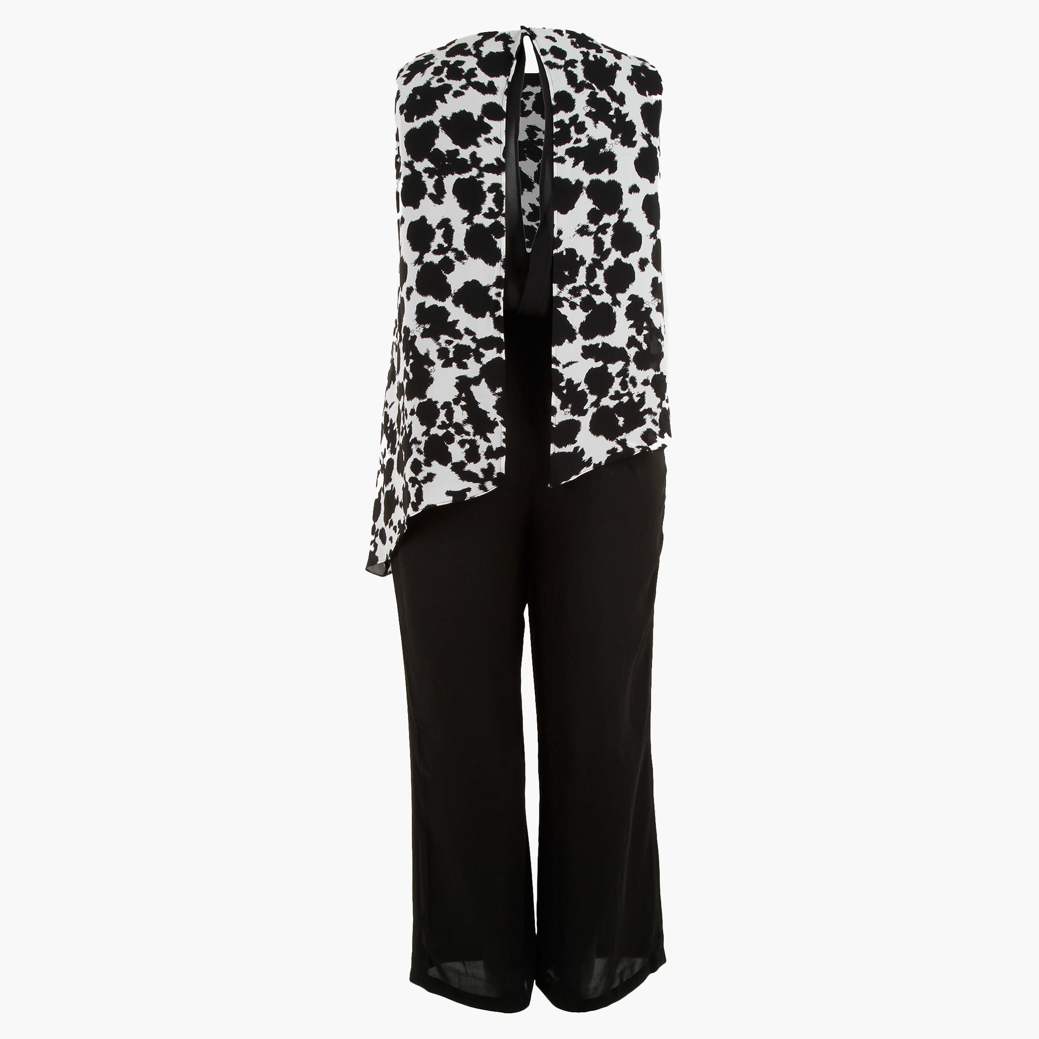 Plus Size Sleeveless Printed Jumpsuit with Round Neck-women-clothing-jumpsuits-image-2