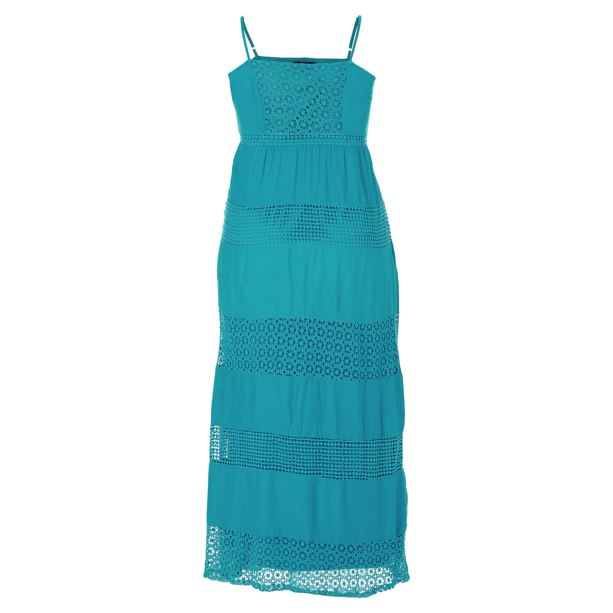 Plus Size Sleeveless Maxi Dress with Lace Inserts-women-clothing-dresses-image-1