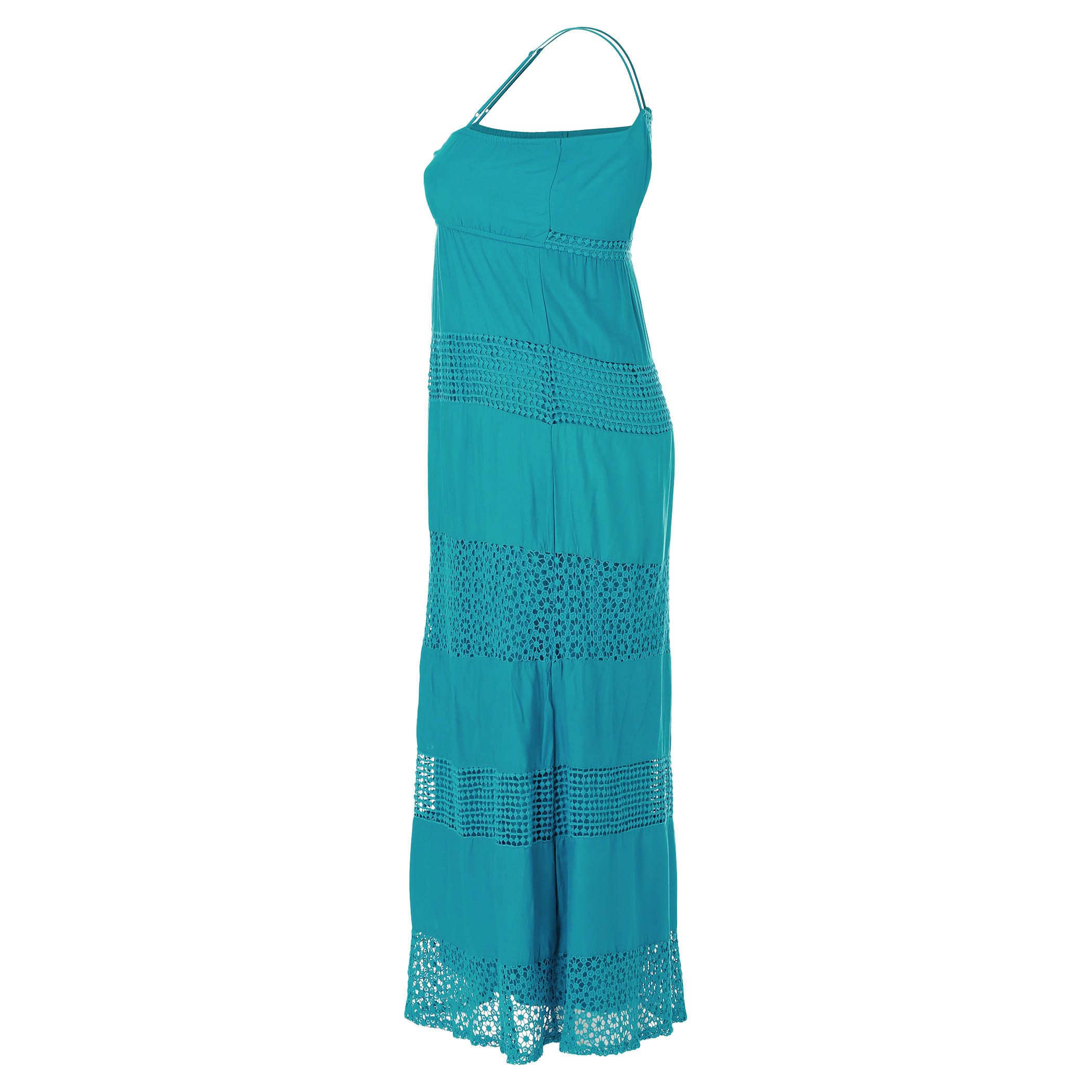 Plus Size Sleeveless Maxi Dress with Lace Inserts-women-clothing-dresses-image-3