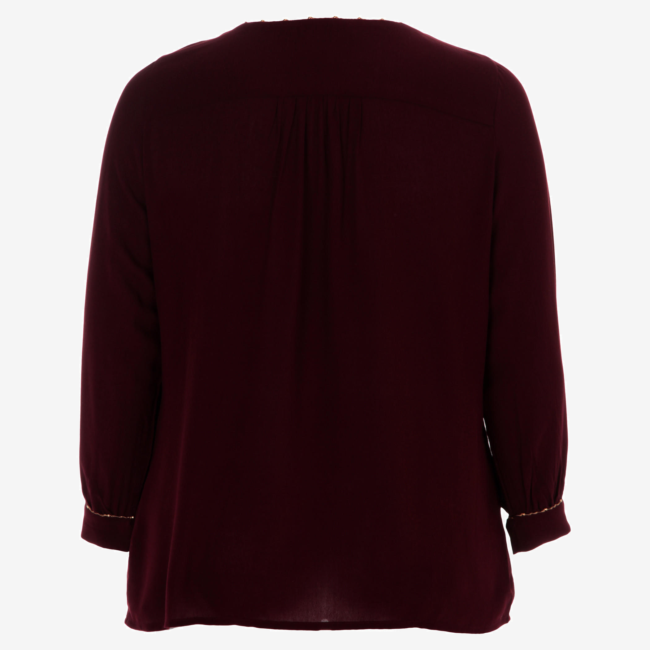 Plus Size Long Sleeves Top with Edge Trim Detailing-women-clothing-shirtsandblouses-blouses-image-2