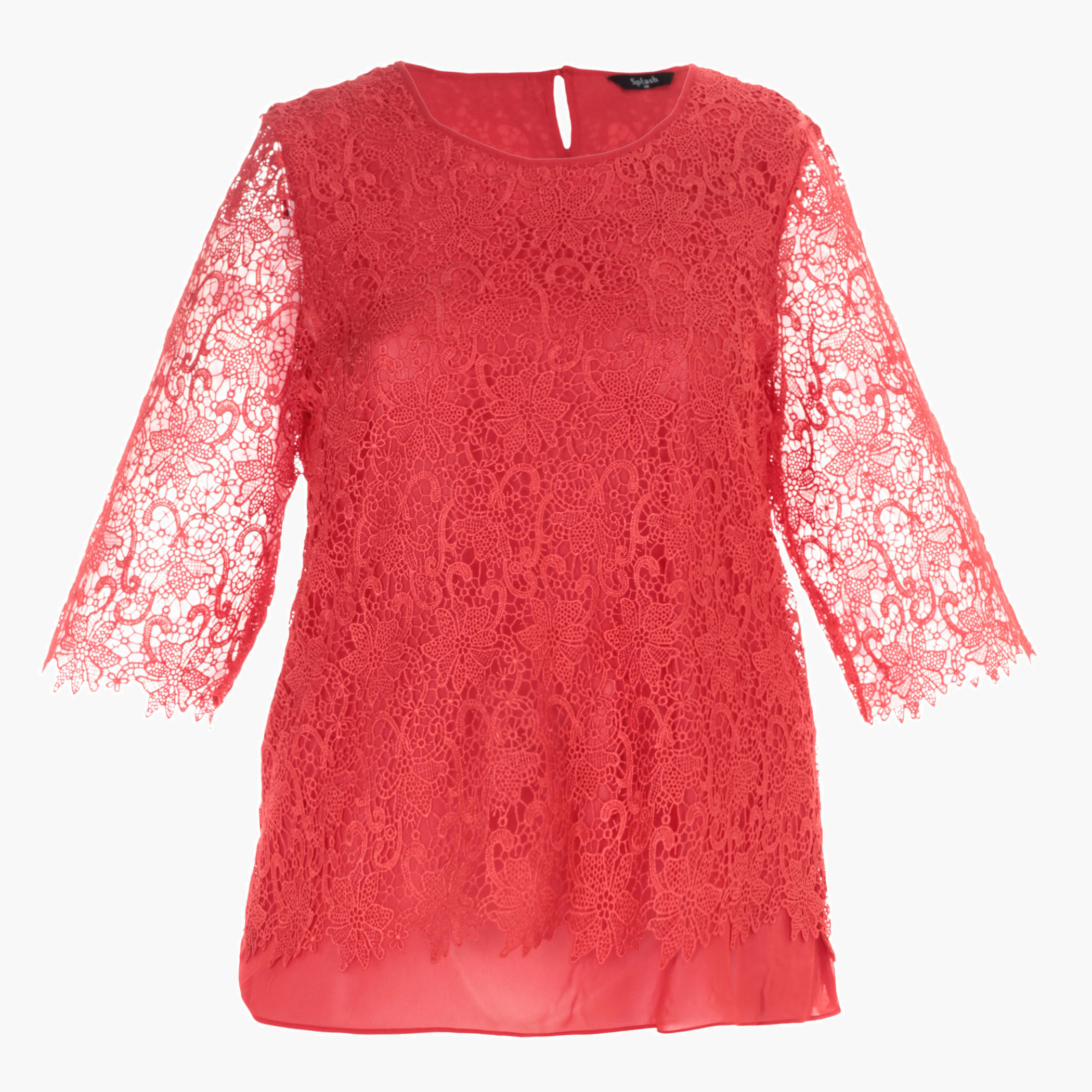 Plus Size Lace Top with Long Sleeves-women-clothing-shirtsandblouses-blouses-image-4
