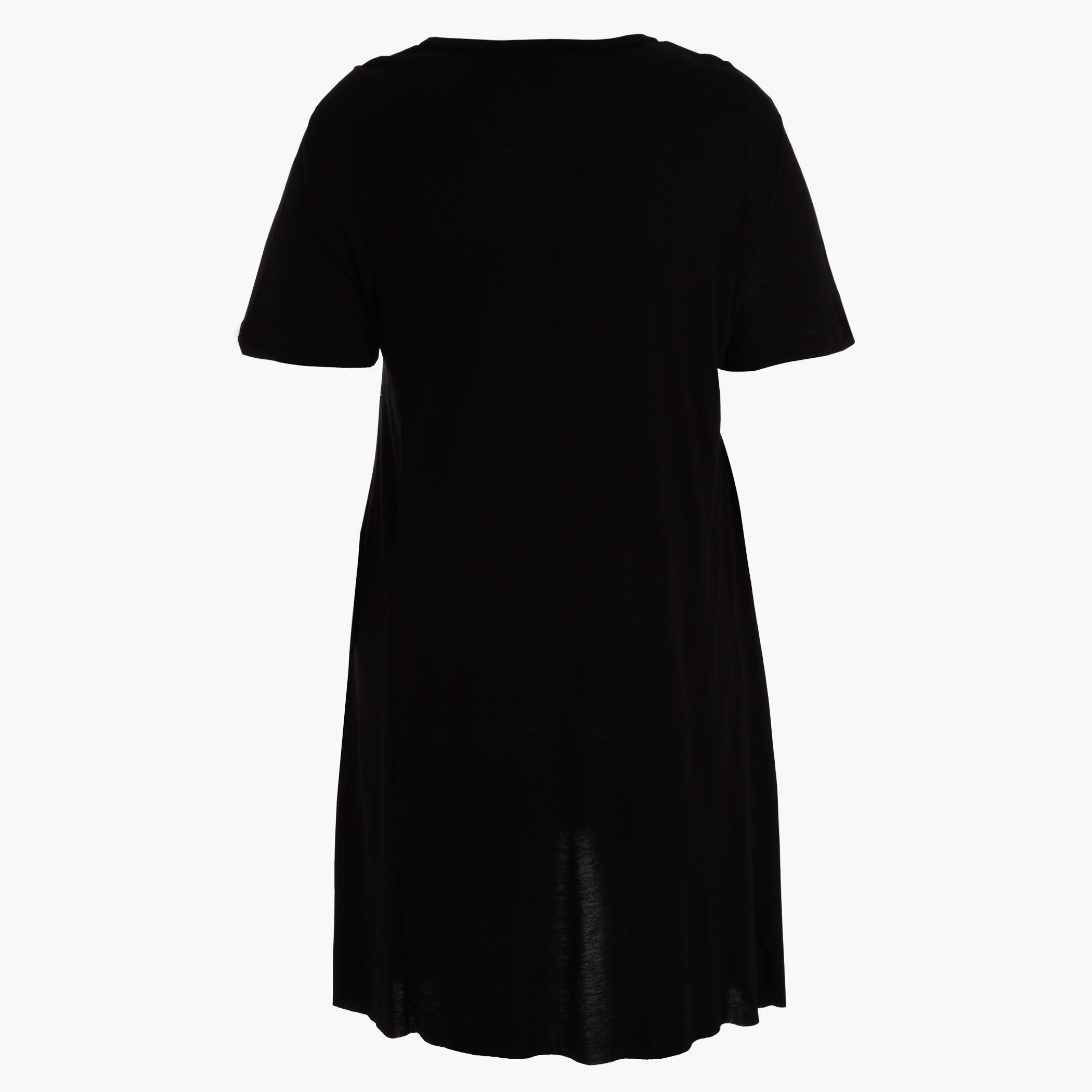 Plus Size Jewelled T-Shirt with Round Neck and Short Sleeves-women-clothing-tshirts-image-2