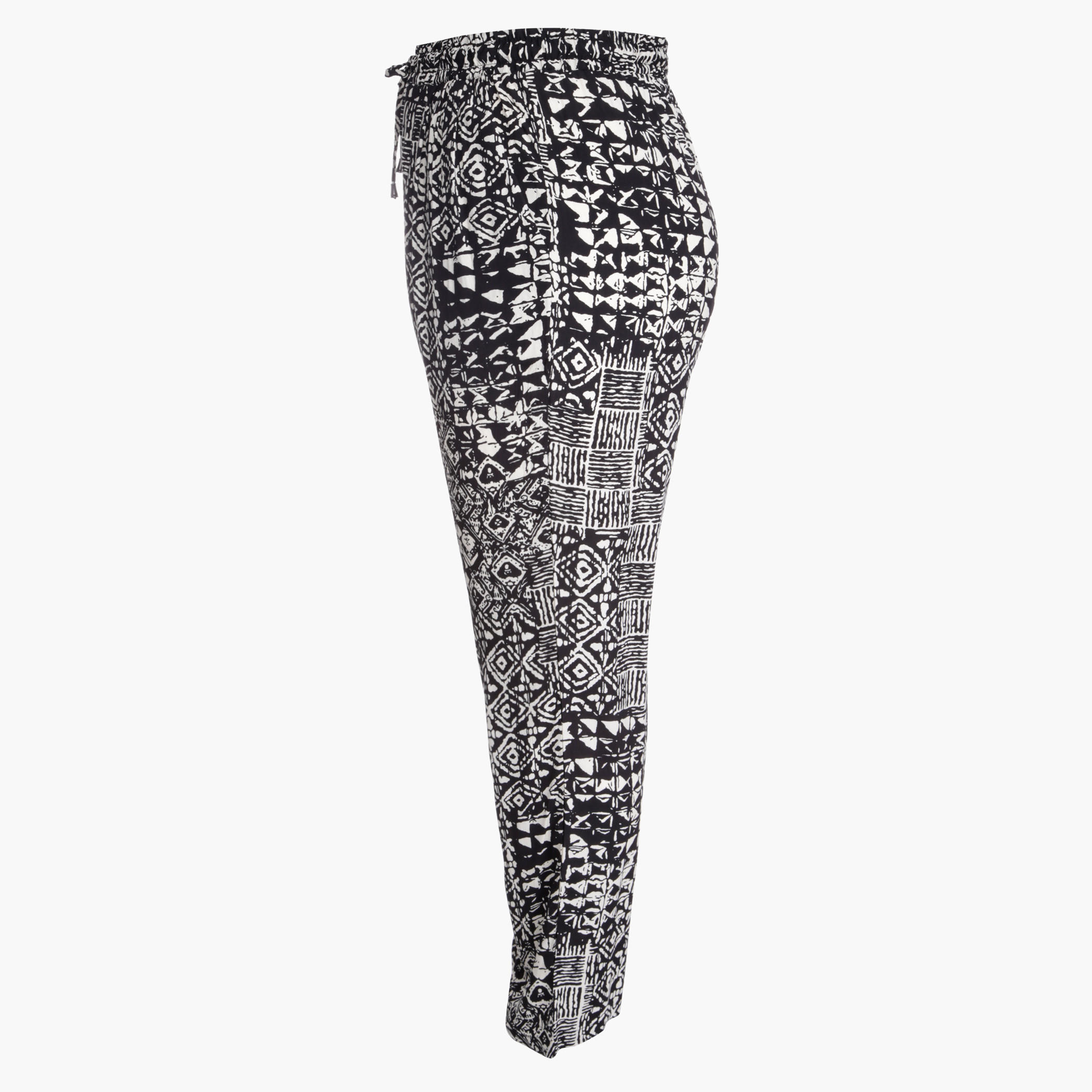 Plus Size Straight Cut Pants with All Over Print-women-clothing-bottoms-trousers-image-3