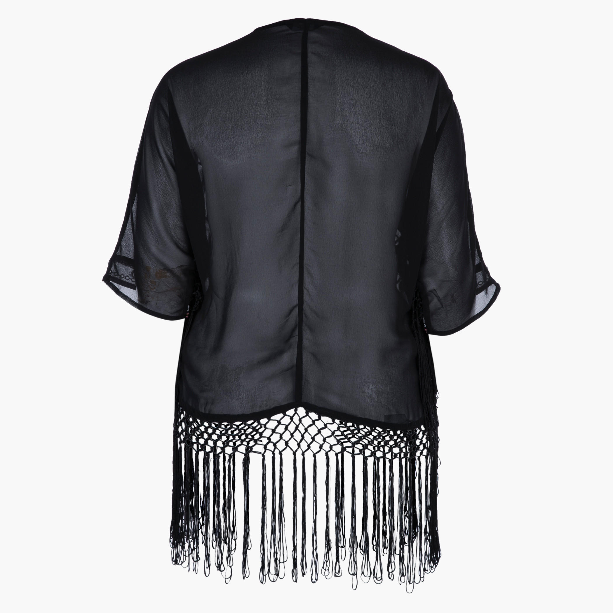 Plus Size Jacket with Print and Tassels-women-clothing-shirtsandblouses-blouses-image-2