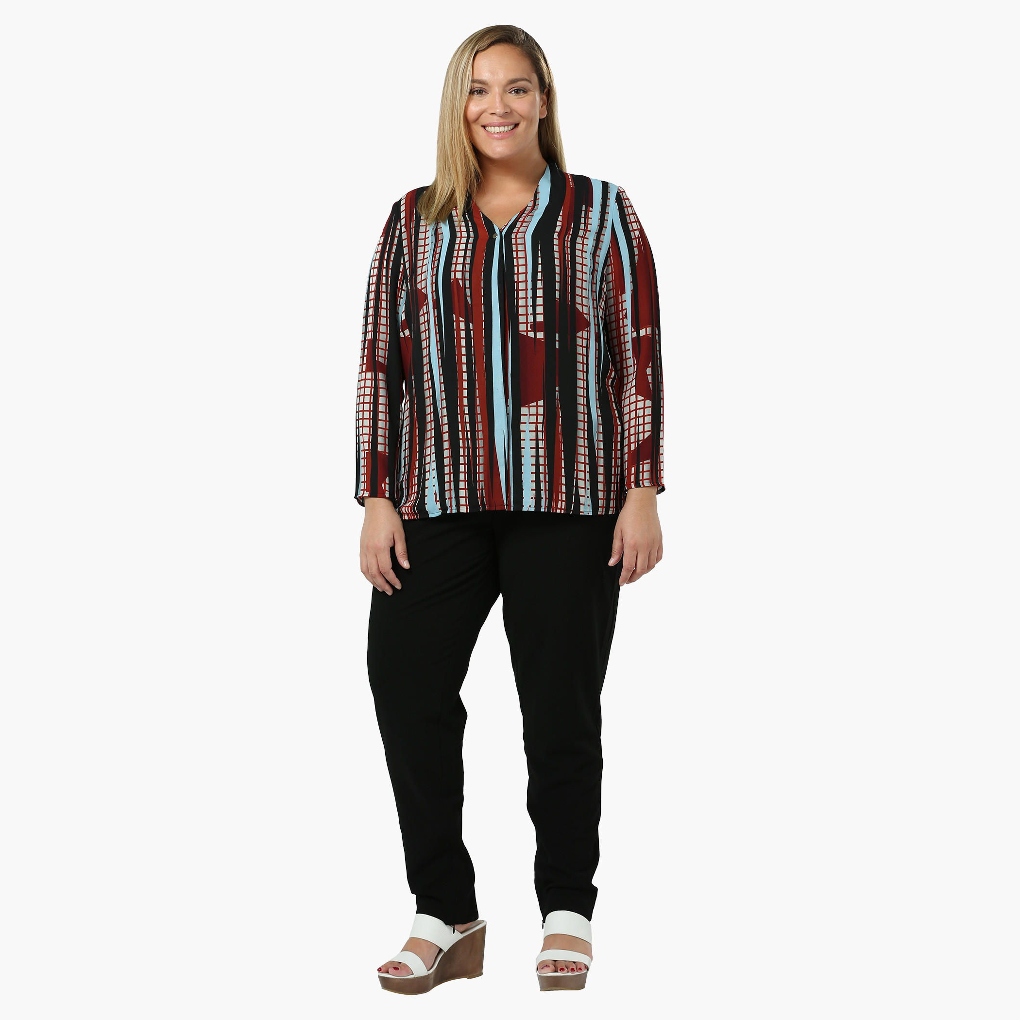 Plus Size Printed Full-sleeved Top-women-clothing-shirtsandblouses-blouses-image-5