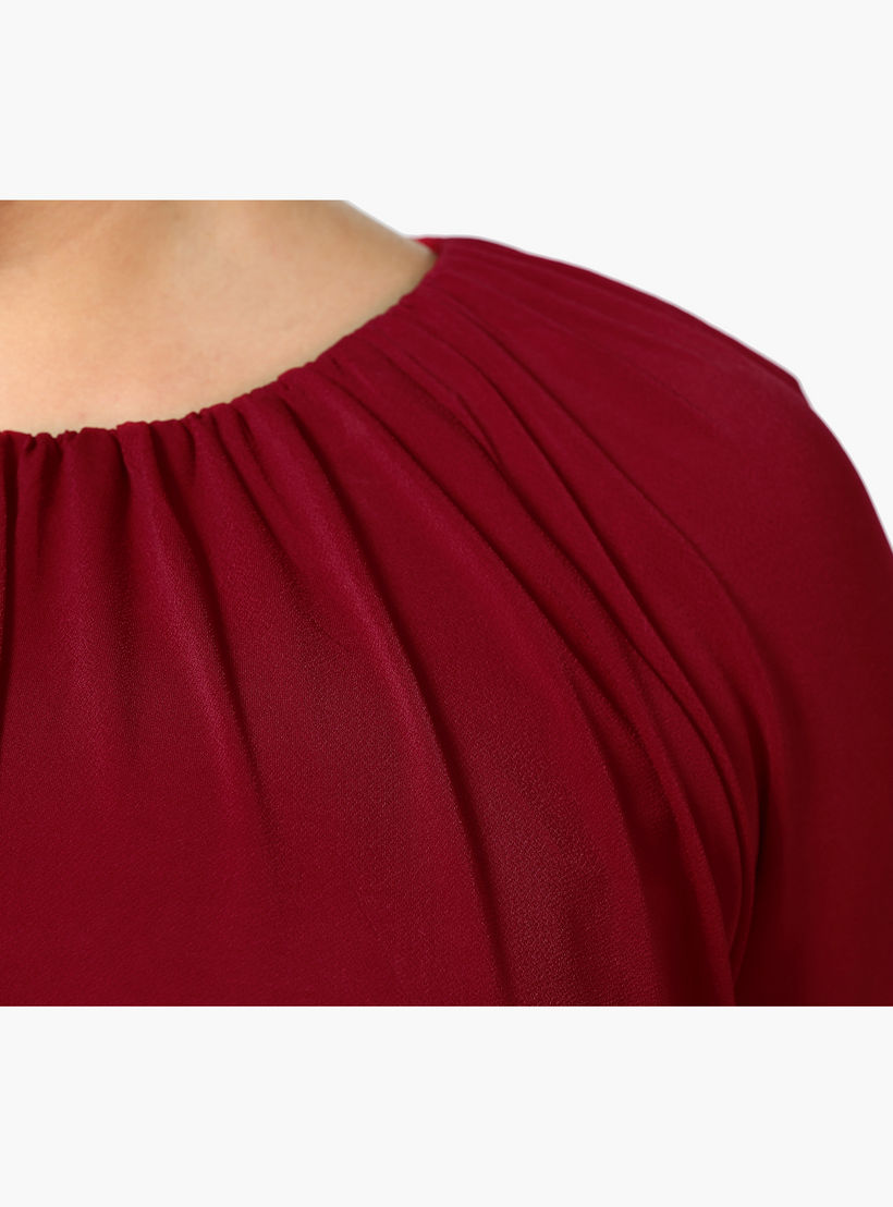 Plus Size Full-sleeved Blouson Tunic-women-clothing-dresses-image-4