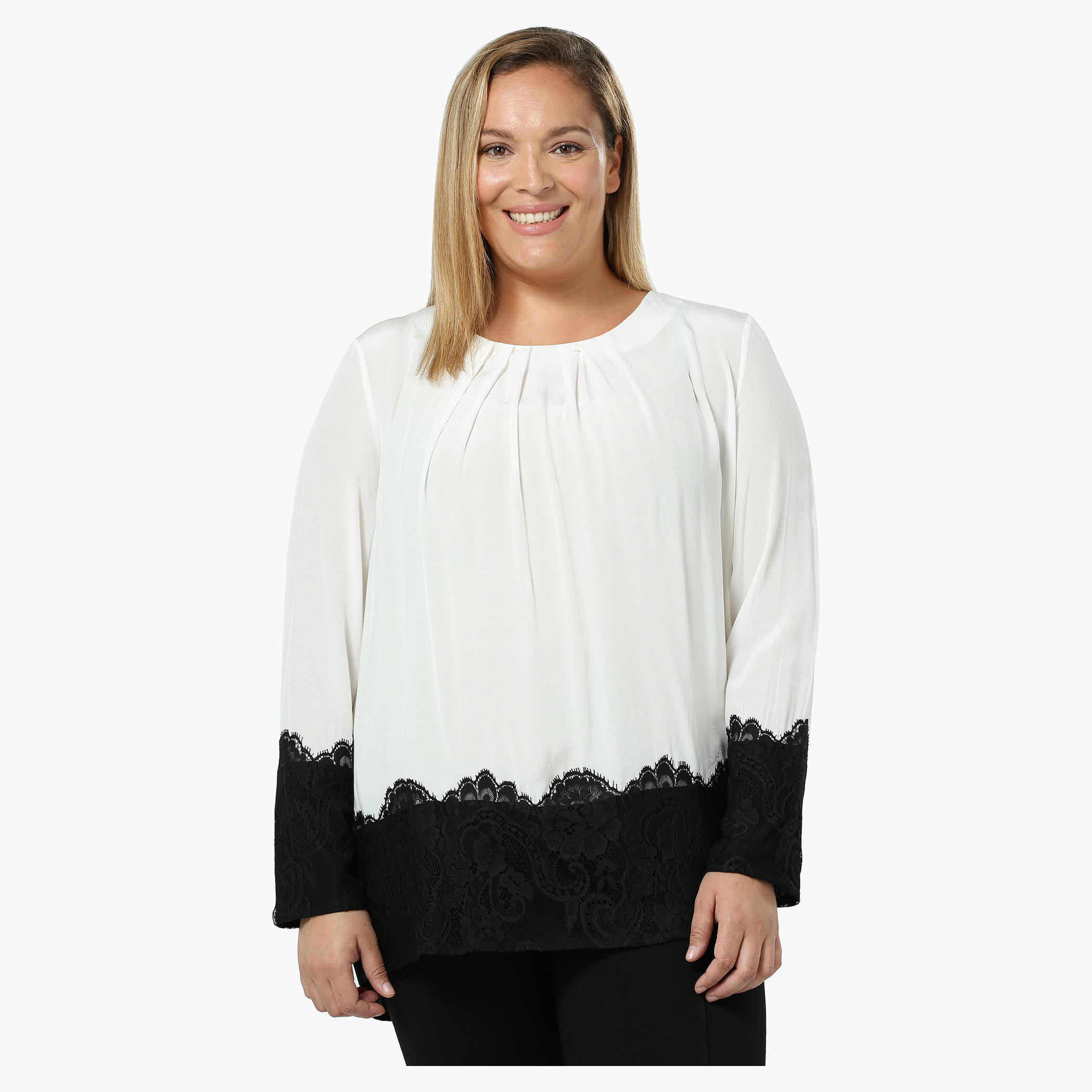 Plus Size Lace Panel Top-women-clothing-shirtsandblouses-blouses-image-5