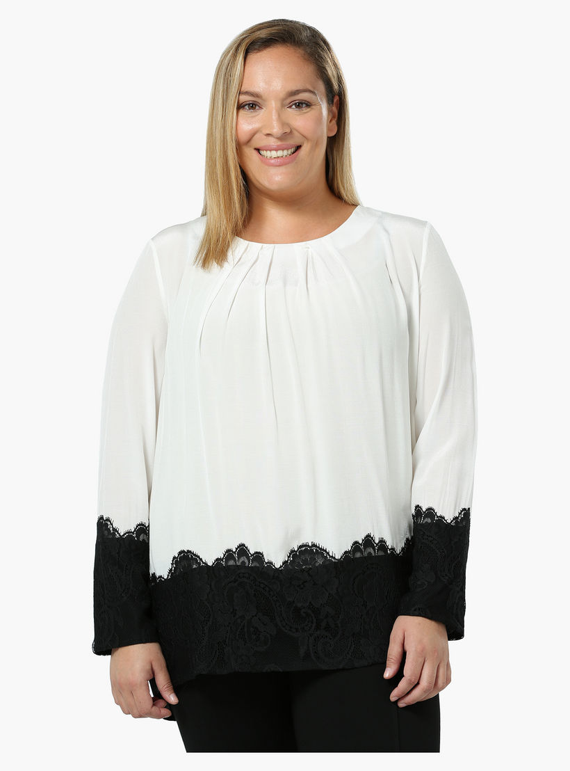 Plus Size Lace Panel Top-women-clothing-shirtsandblouses-blouses-image-5