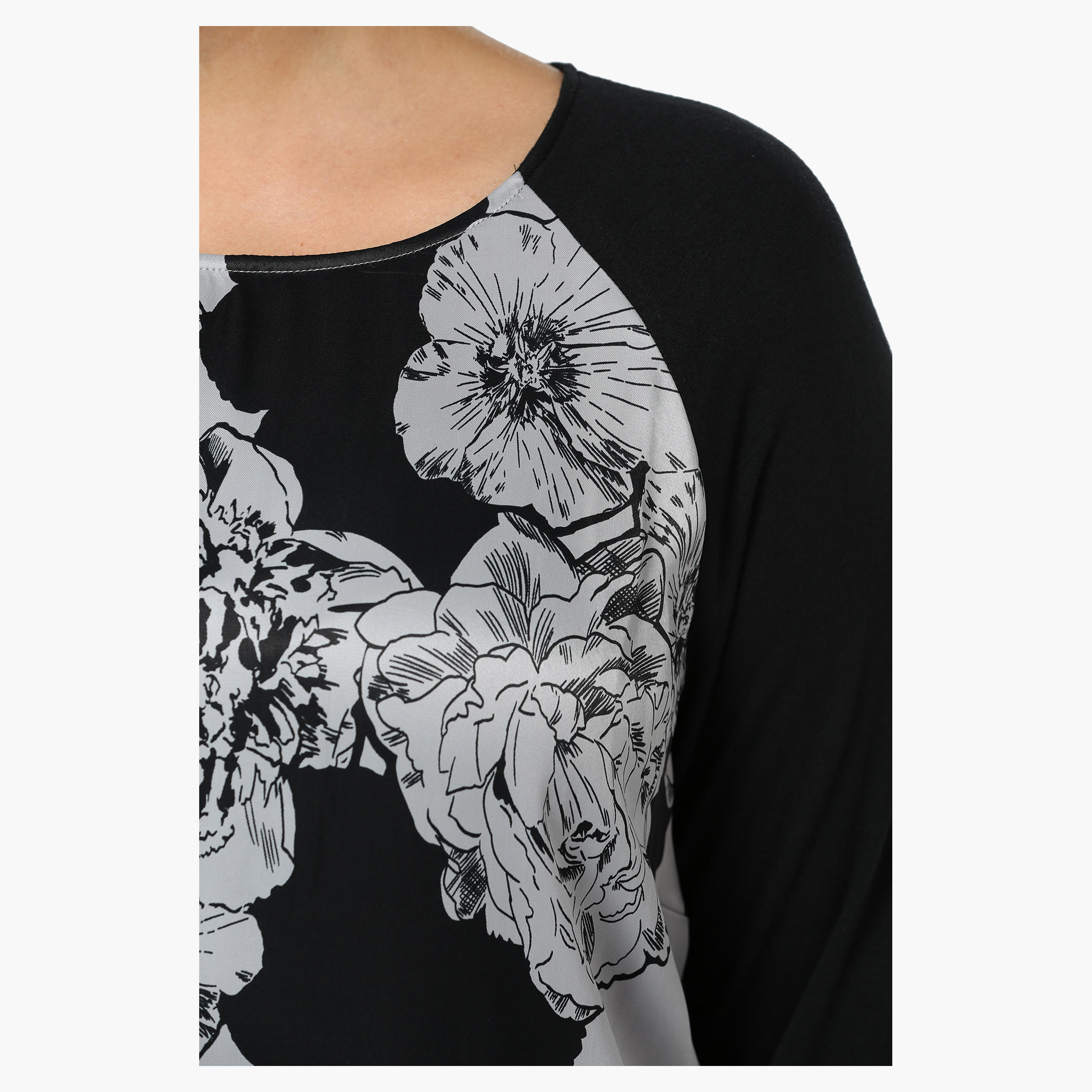 Plus Size Floral Printed Full-sleeved Tunic-women-clothing-shirtsandblouses-blouses-image-4