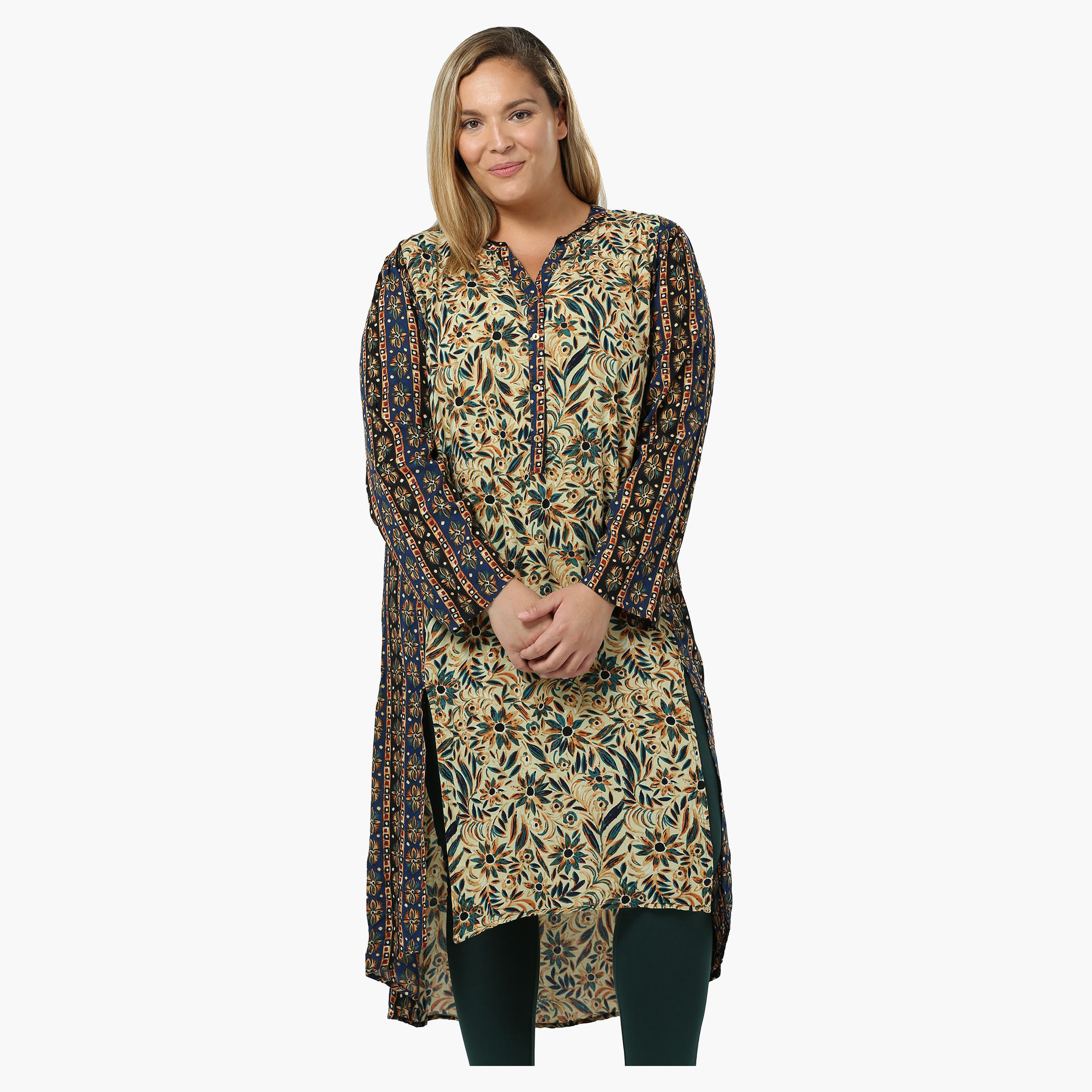 Plus Size Double Printed Tunic-women-clothing-shirtsandblouses-blouses-image-5