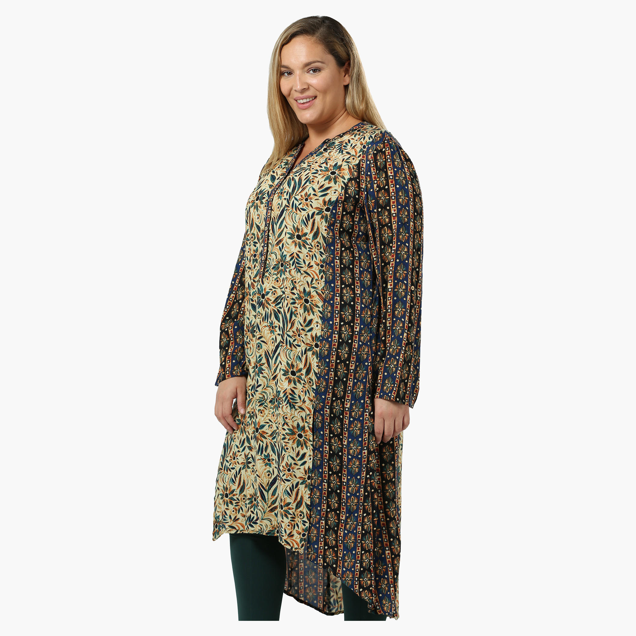 Plus Size Double Printed Tunic-women-clothing-shirtsandblouses-blouses-image-3