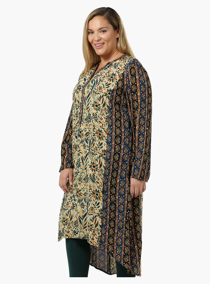 Plus Size Double Printed Tunic-women-clothing-shirtsandblouses-blouses-image-3