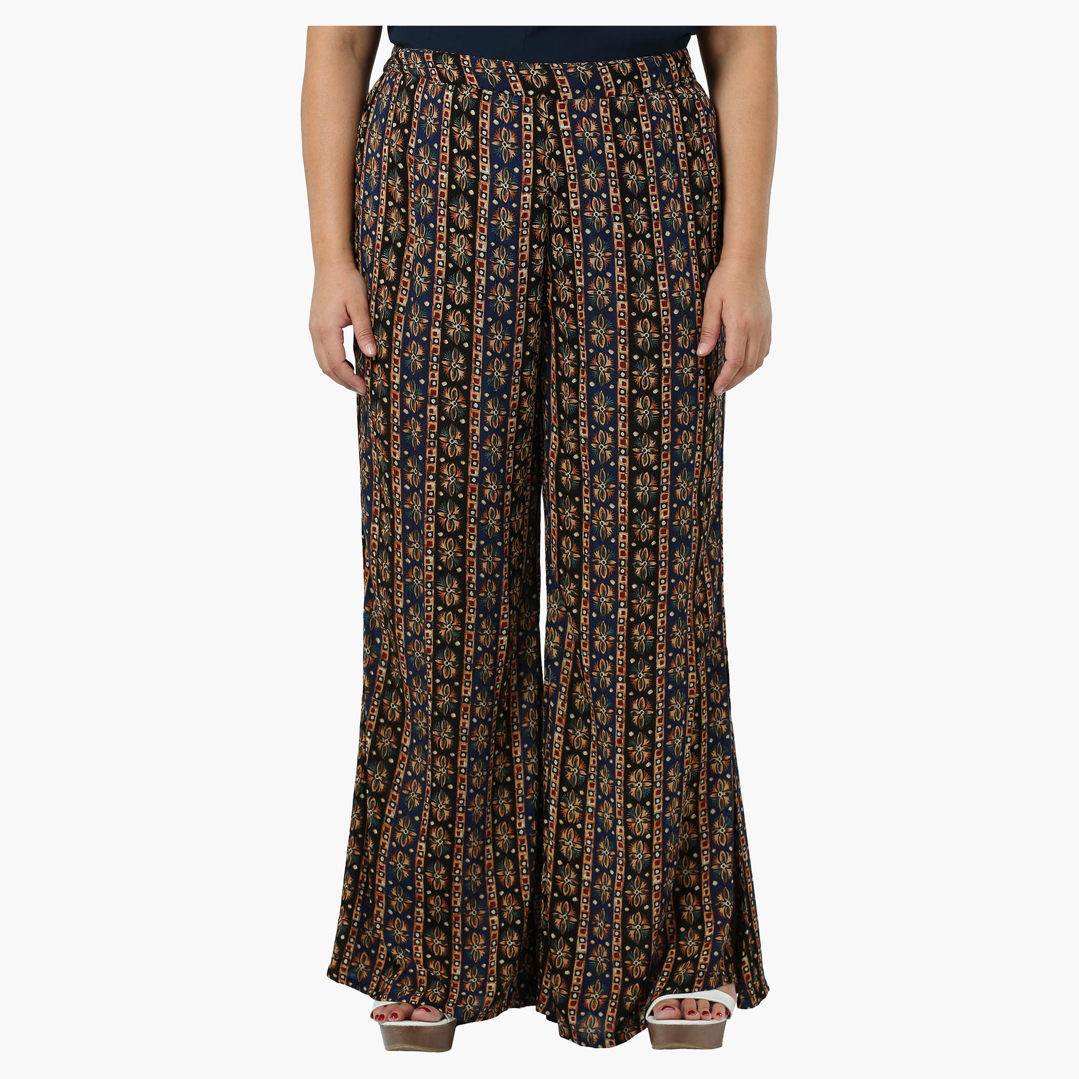 Plus Size Wide Leg Printed Palazo-women-clothing-bottoms-trousers-image-1