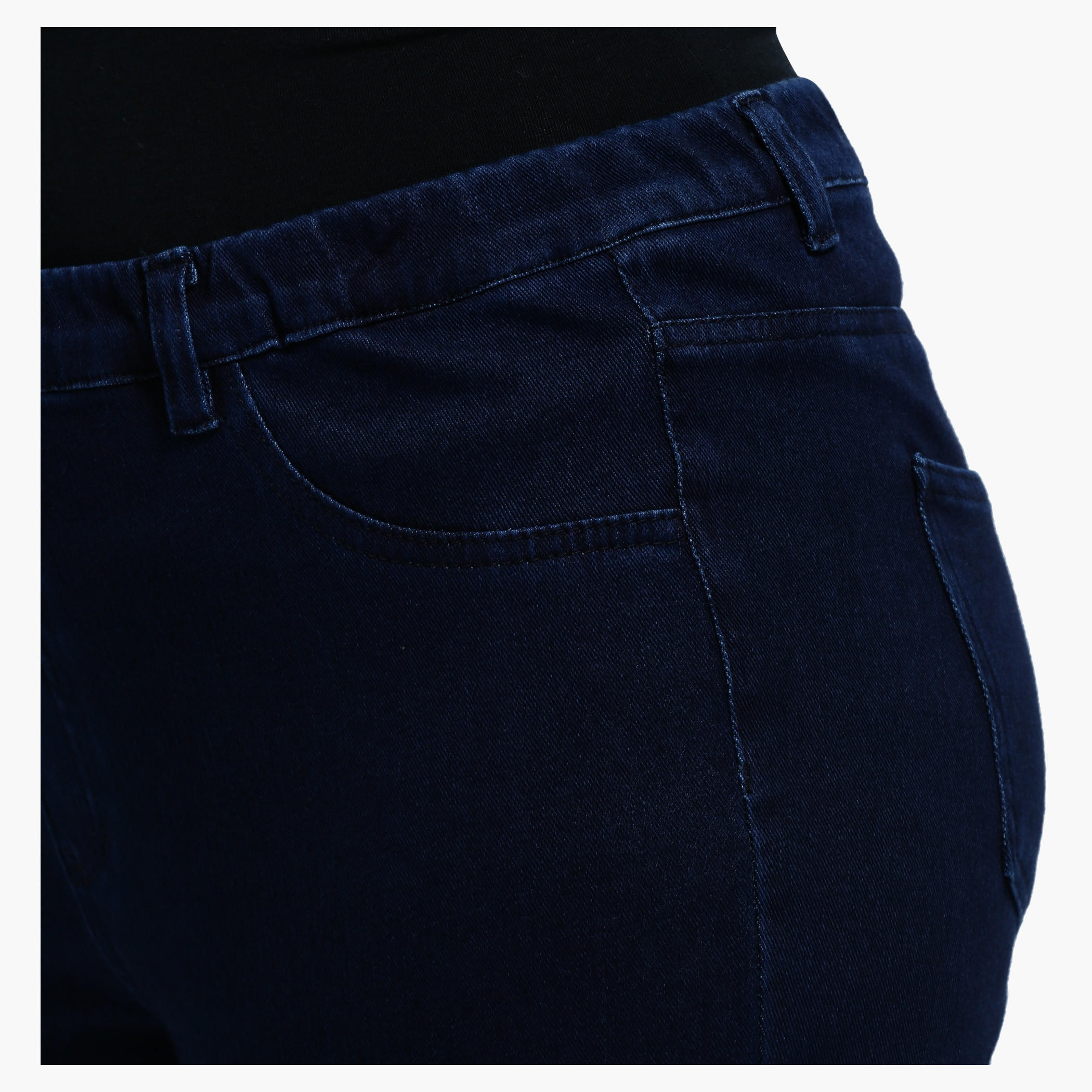 Plus Size Jeans with Narrow Leg and Elastic Waist-women-clothing-bottoms-jeans-image-4