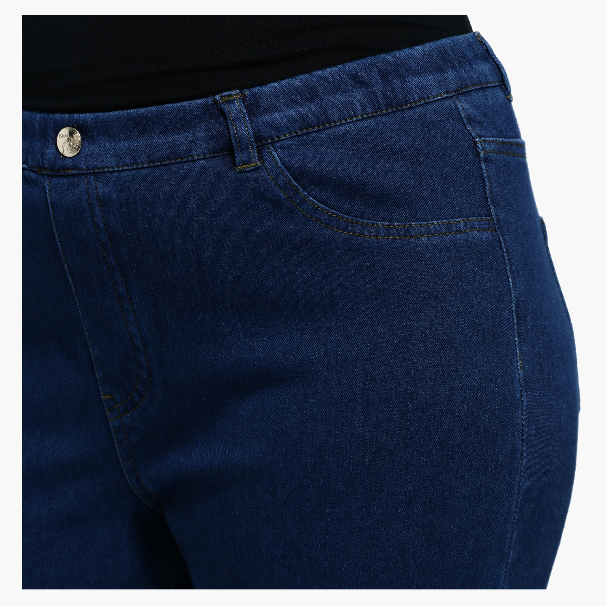 Plus Size Jeans with Narrow Leg and Elastic Waist-women-clothing-bottoms-jeans-image-9
