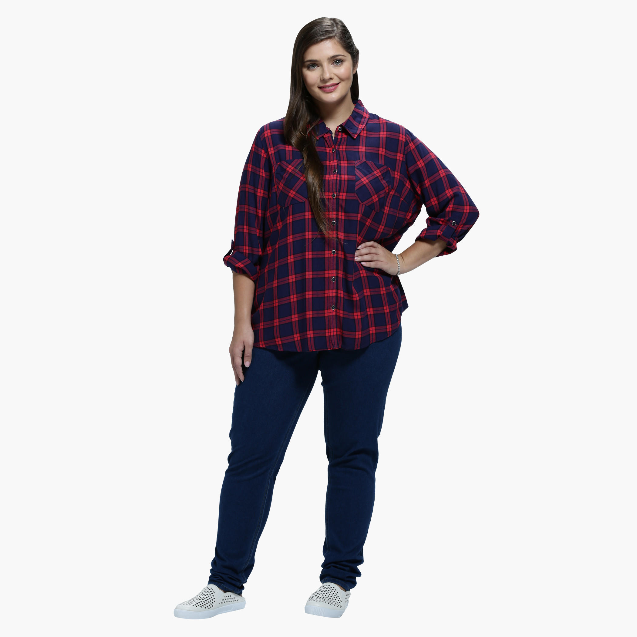 Plus Size Jeans with Narrow Leg and Elastic Waist-women-clothing-bottoms-jeans-image-10