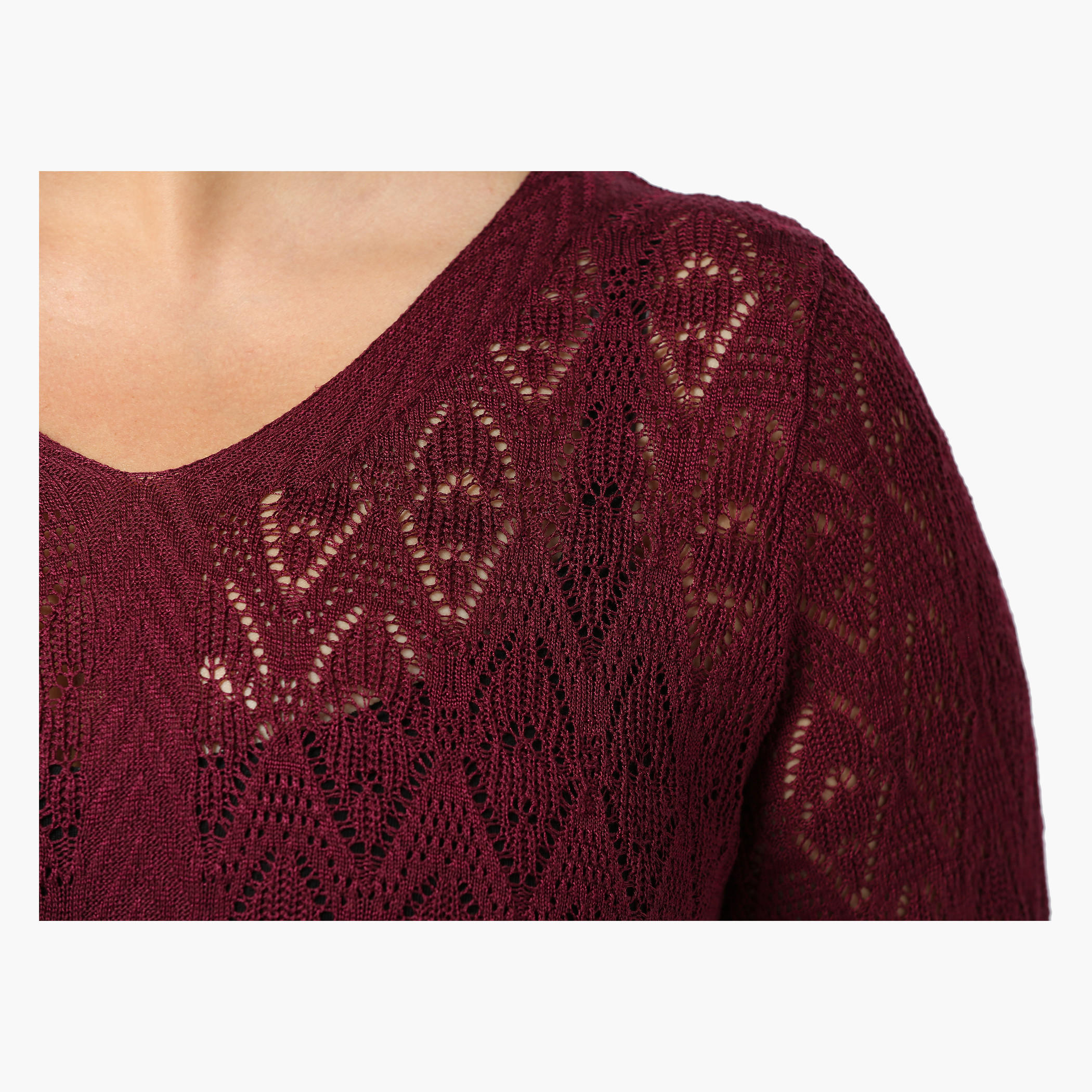 Plus Size Full-sleeved Lace Tunic-women-clothing-shirtsandblouses-blouses-image-2
