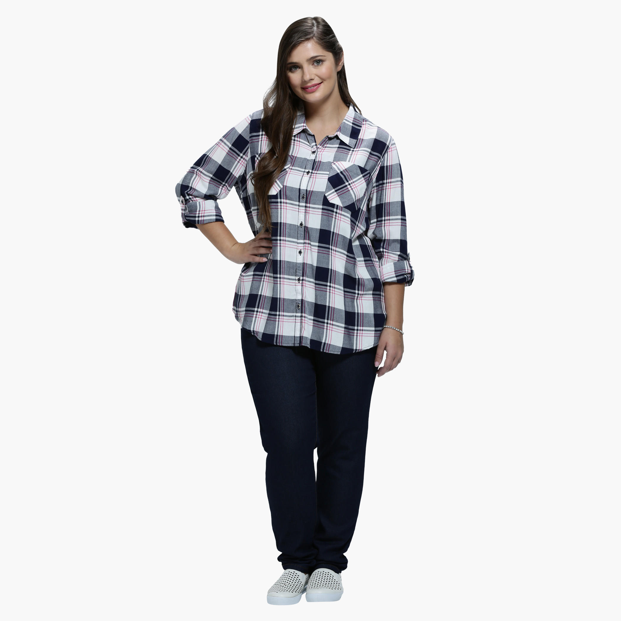 Plus Size Denim Jeans with Straight Fit-women-clothing-bottoms-jeans-image-1