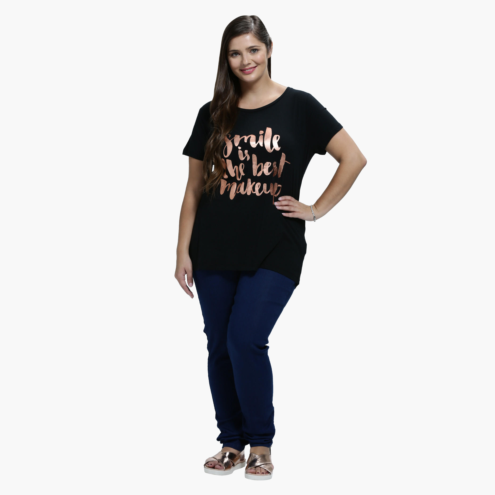Plus Size Narrow Leg Jeggings with Garter Waistband-women-clothing-bottoms-leggings-image-5