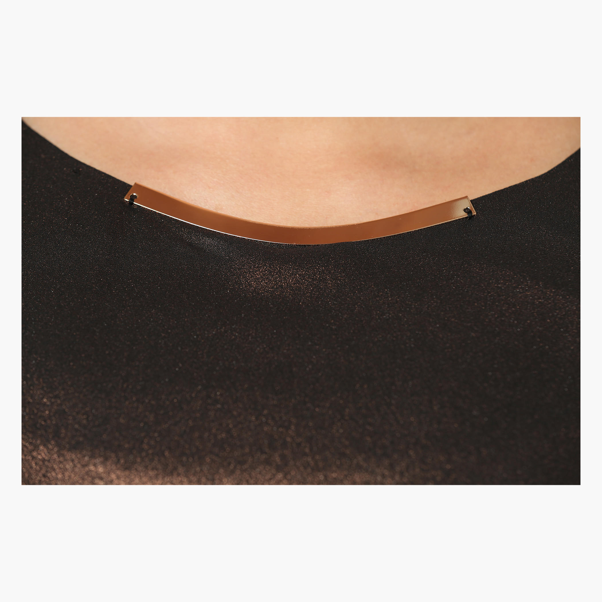 Plus Size Short-sleeved Copper Coated Top-women-clothing-shirtsandblouses-blouses-image-2