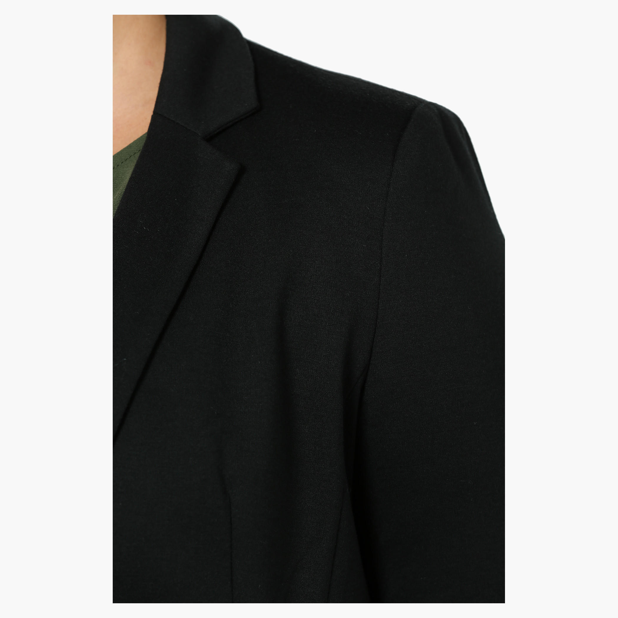 Plus Size Full-sleeved Ponte Basic Jacket-women-clothing-coatsandjackets-blazers-image-4