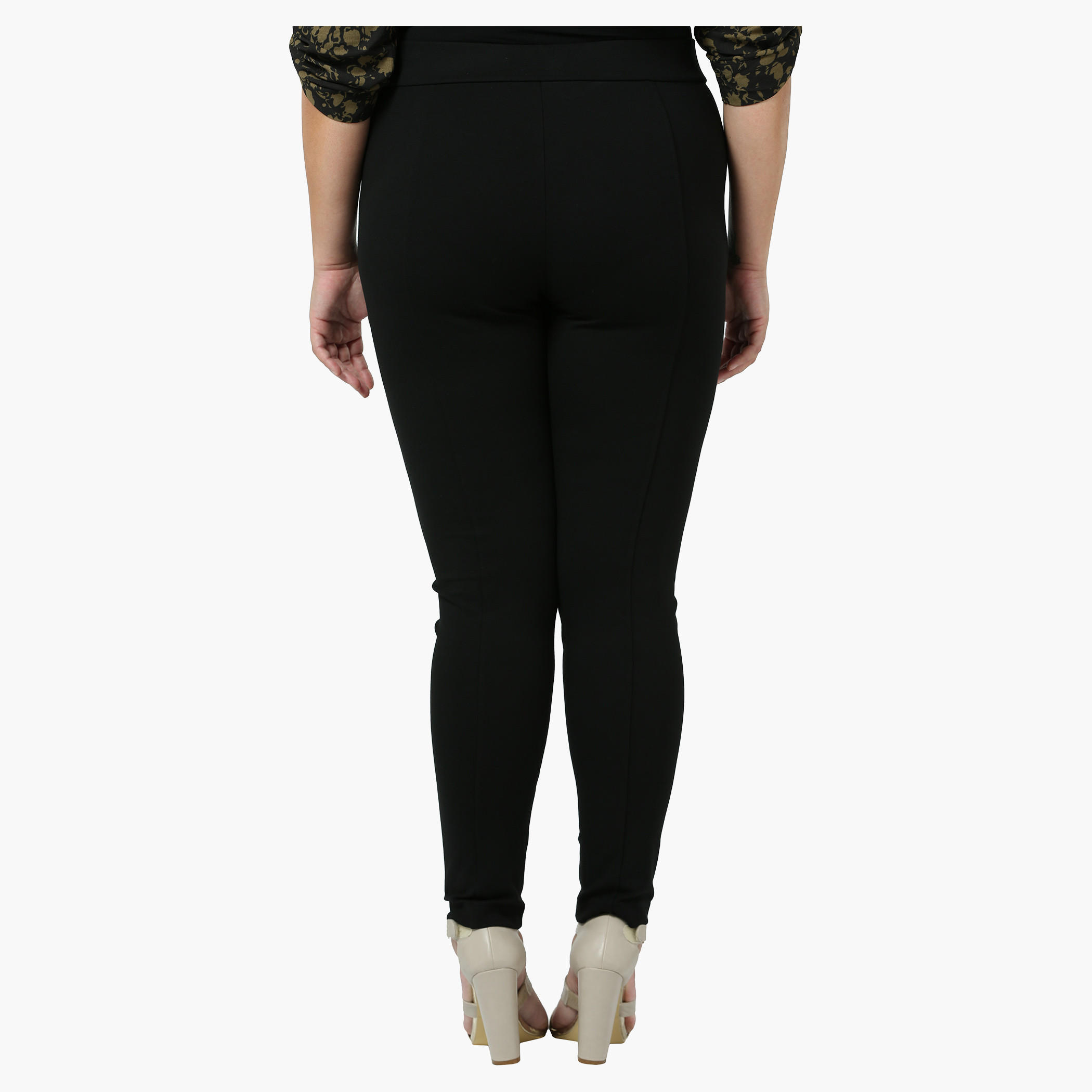 Plus Size Trousers with Front Piping-women-clothing-bottoms-trousers-image-4